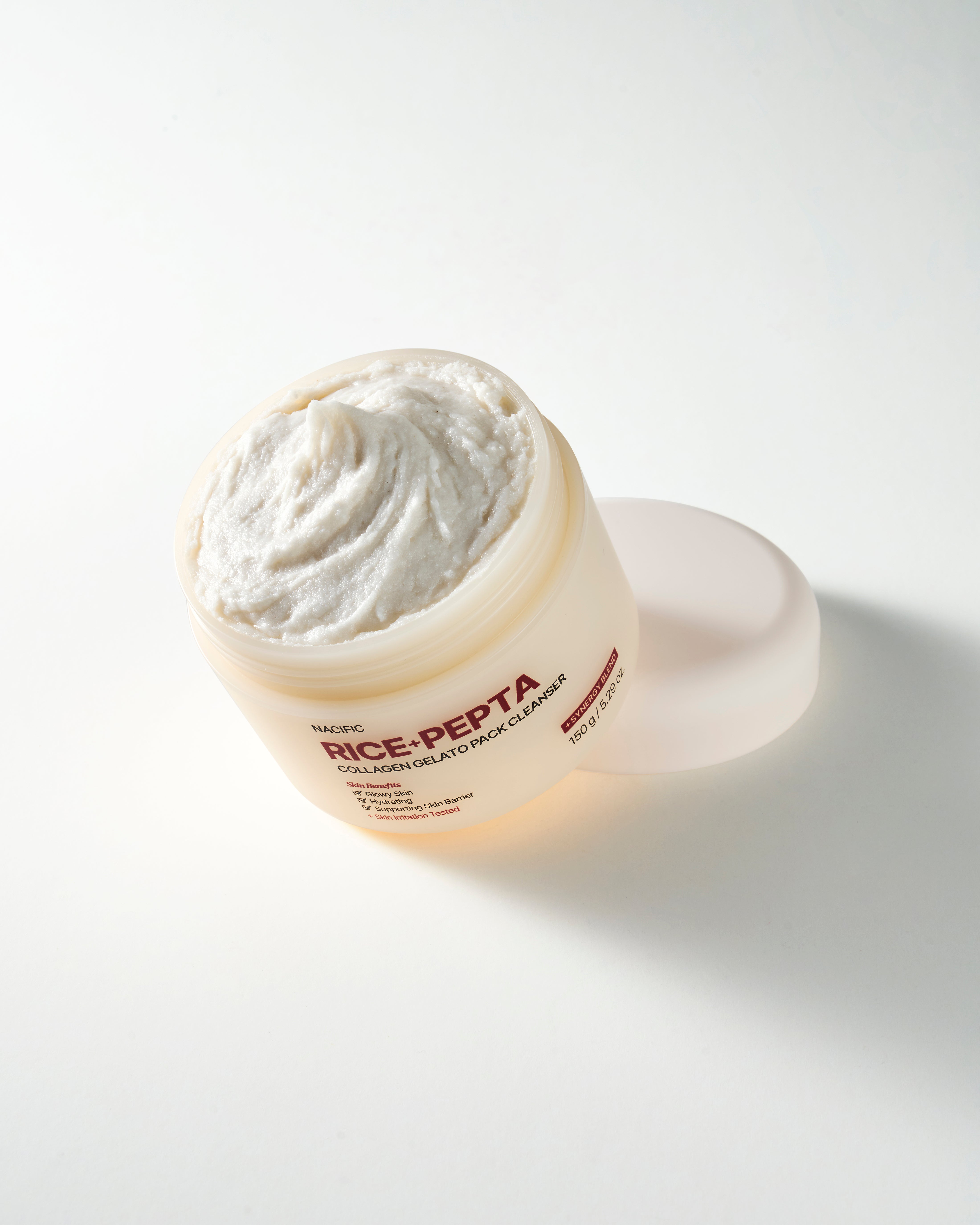 NACIFIC RICE+PEPTA COLLAGEN GELATO PACK CLEANSER Oczyszczająca maska i żel do mycia twarzy 2w1, 150 g #2