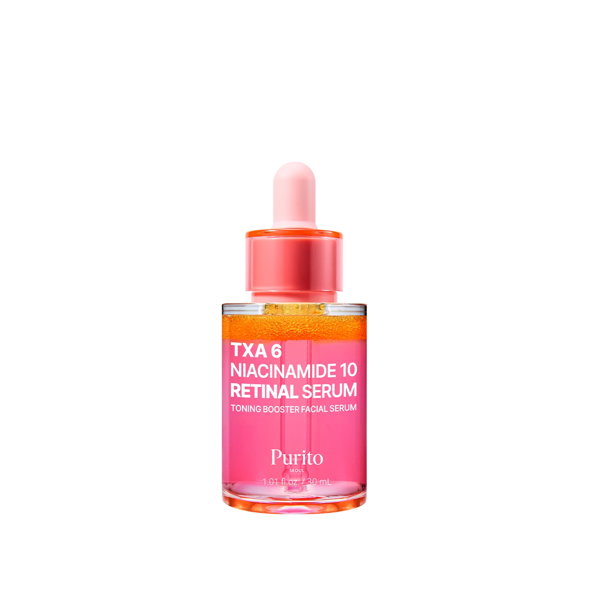 Purito Seoul PURITO SEOUL TONING BOOSTER Serum do twarzy z retinolem, niacynamidem i kwasem traneksamowym 30 ml — Składniki i ocena