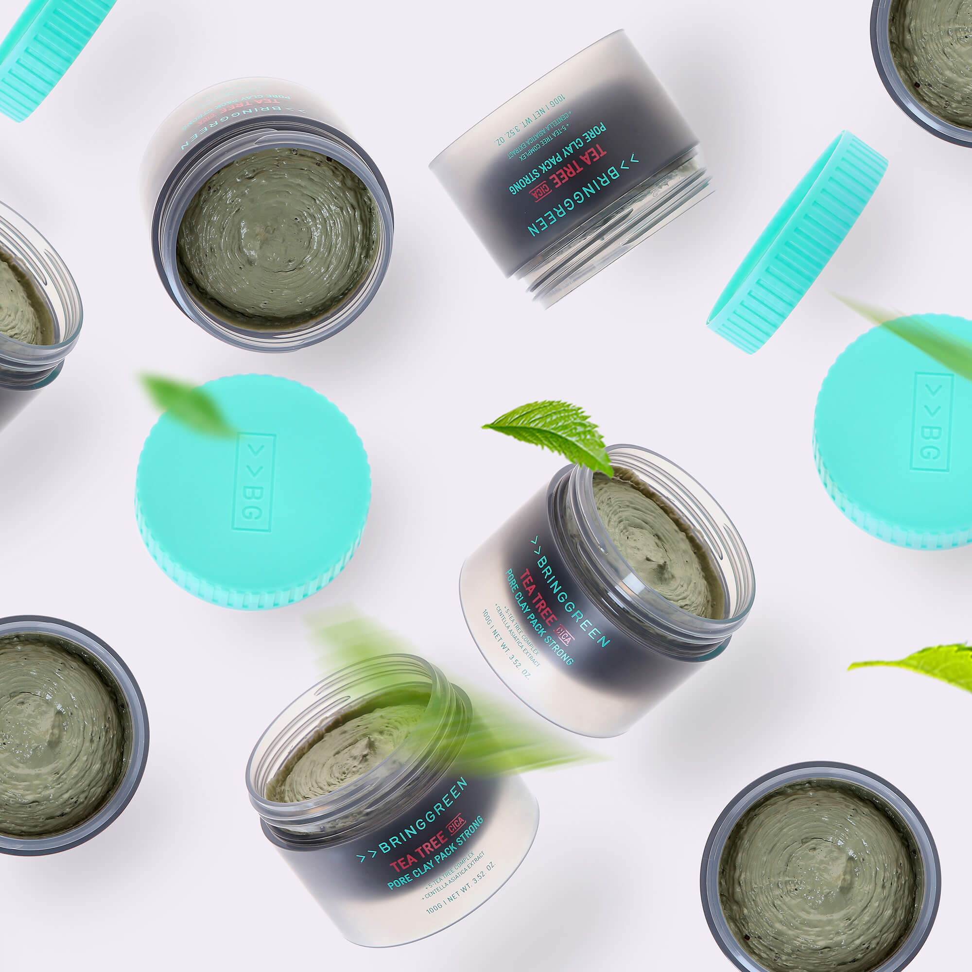 Masque à l'argile purifiant intense BRINGGREEN Tea Tree Cica Pore Clay Pack – 100 g #7