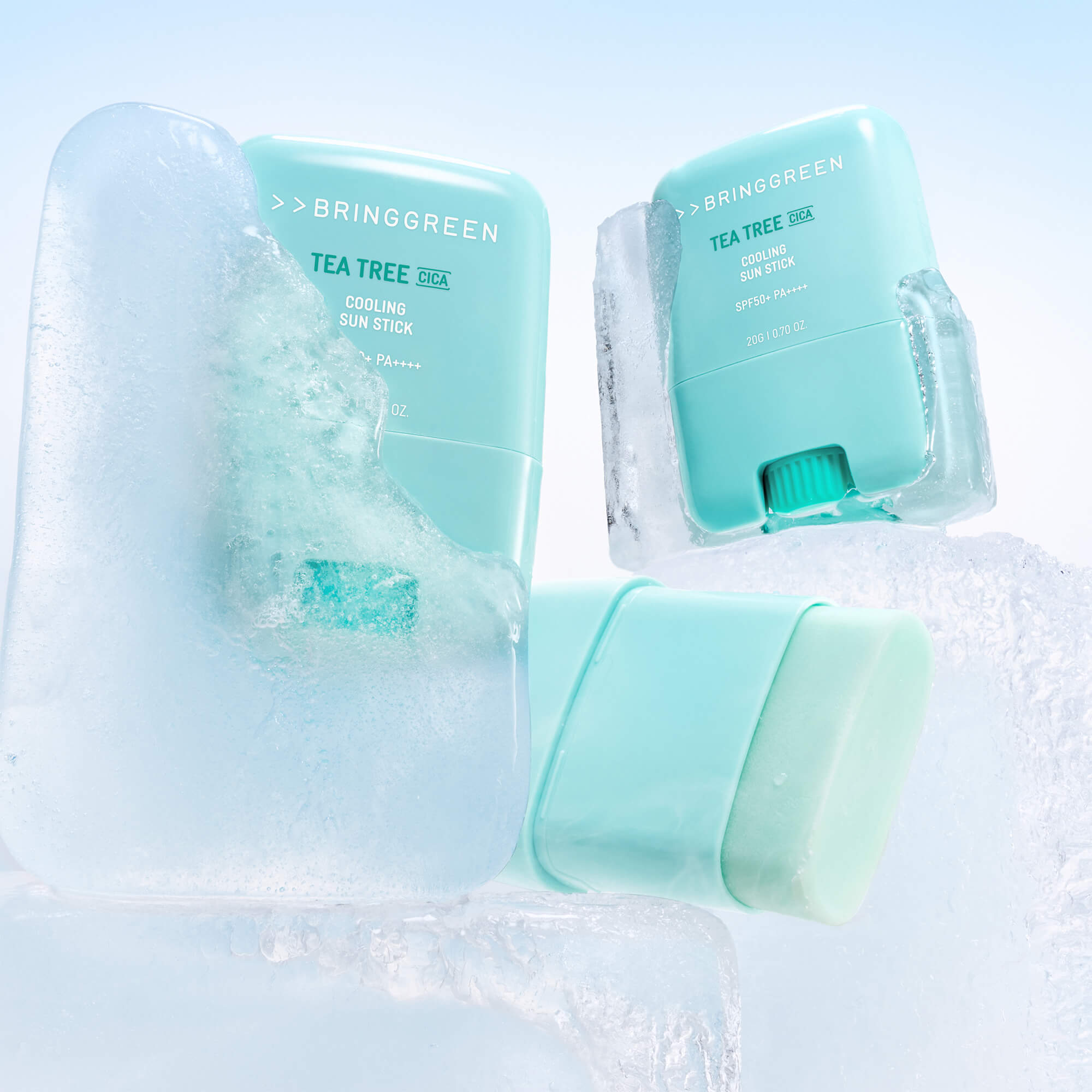 BRINGGREEN Bâtonnet solaire rafraîchissant à l'arbre à thé Cica SPF50+ PA++++ – 20 g #8