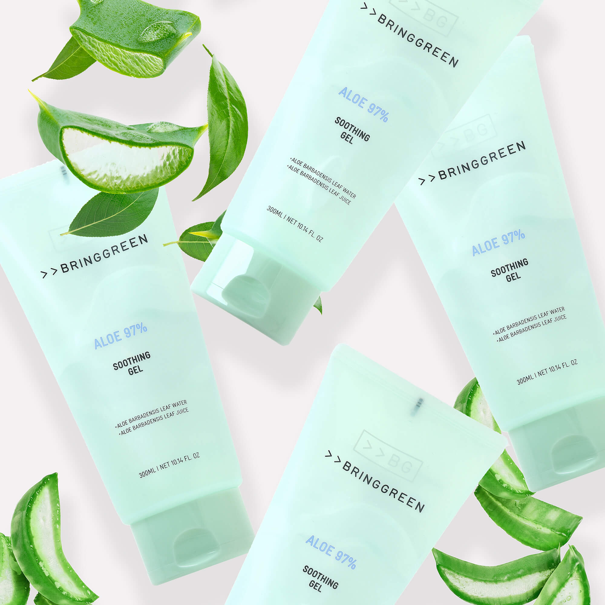 BRINGGREEN Aloe 97% Soothing Gel – Kojący żel aloesowy do twarzy i ciała, 300 ml #2