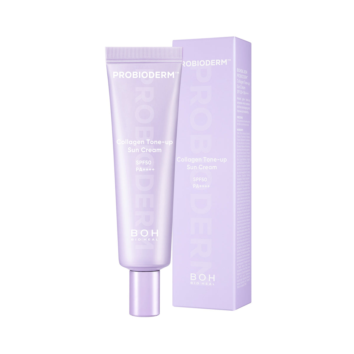 Boh Bio Heal BIOHEAL BOH Probioderm™ Collagen Tone-Up Sun Cream SPF50 PA++++ – Rozświetlająco-tonujący krem przeciwsłoneczny 50 ml