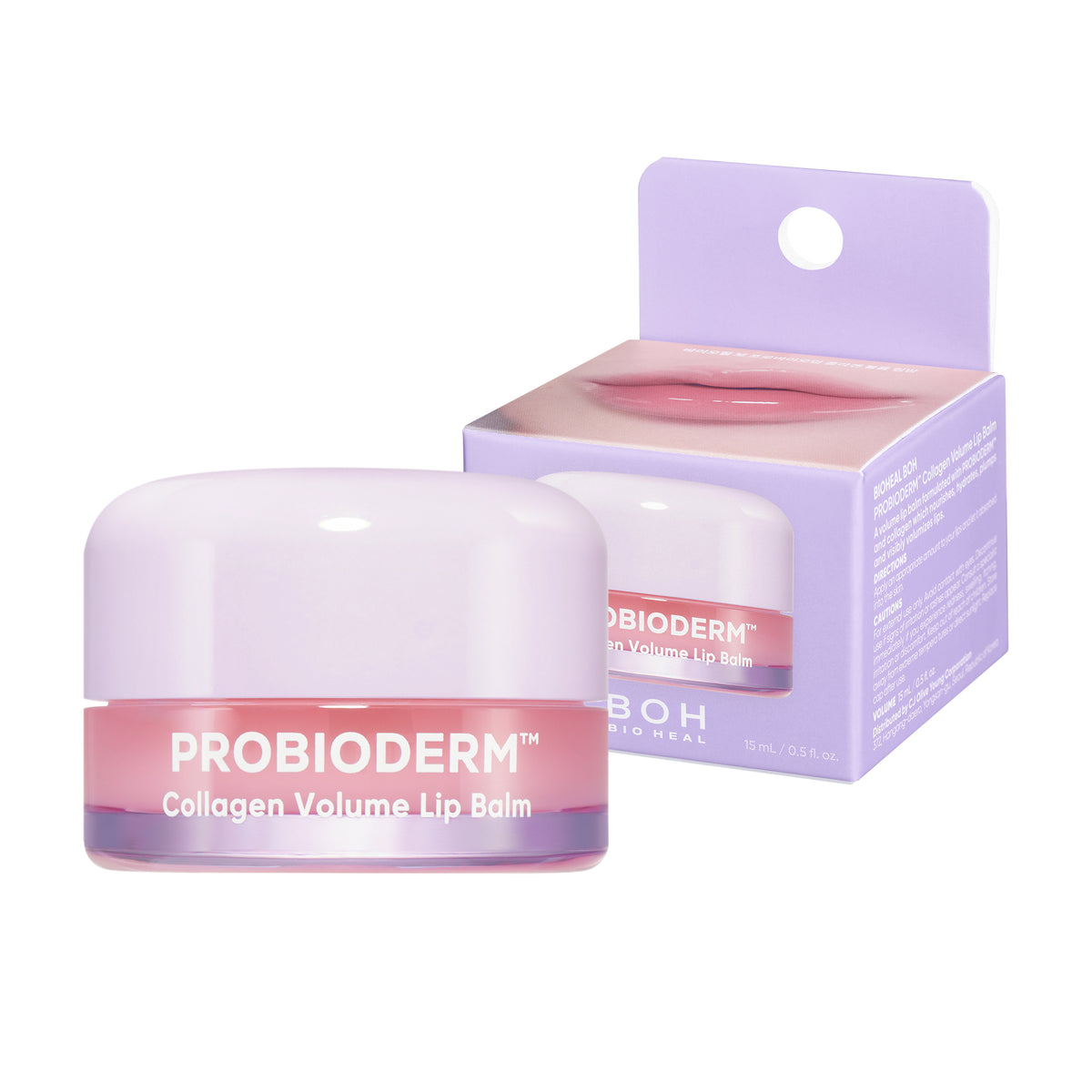 Boh Bio Heal BOH BIO HEAL Probioderm™ Collagen Volume Lip Balm – Nawilżająco-ujędrniający balsam kolagenowy do ust 15 ml