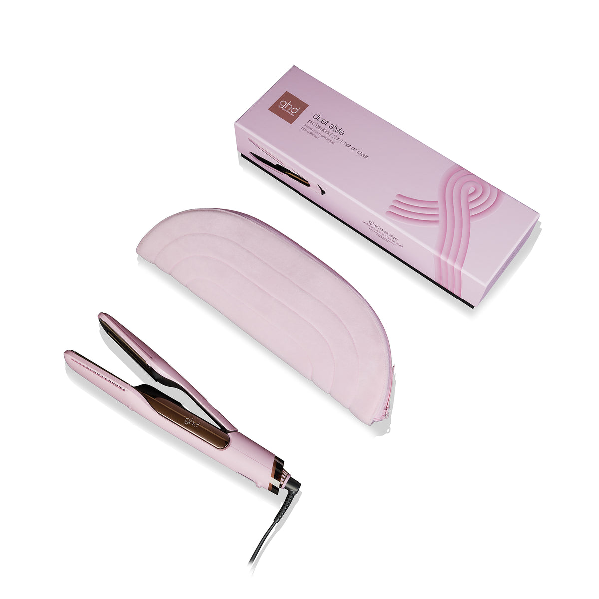 GHD DUET STYLE PINK Suszarko-prostownica 2w1 do włosów + etui #2