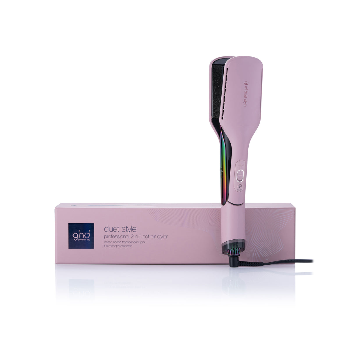 GHD DUET STYLE FUTURESCAPE Transcendent Pink Suszarko-prostownica 2w1 + etui