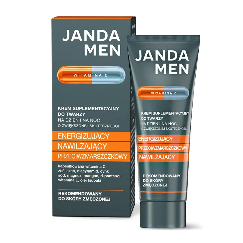 JANDA MEN COMPLÉMENT Crème vitaminée pour hommes, jour et nuit, 50 ml