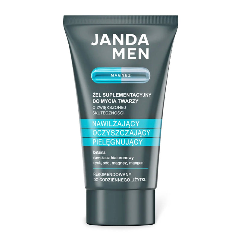 JANDA MEN CLEANSING Gel nettoyant visage pour hommes au magnésium 150 ml