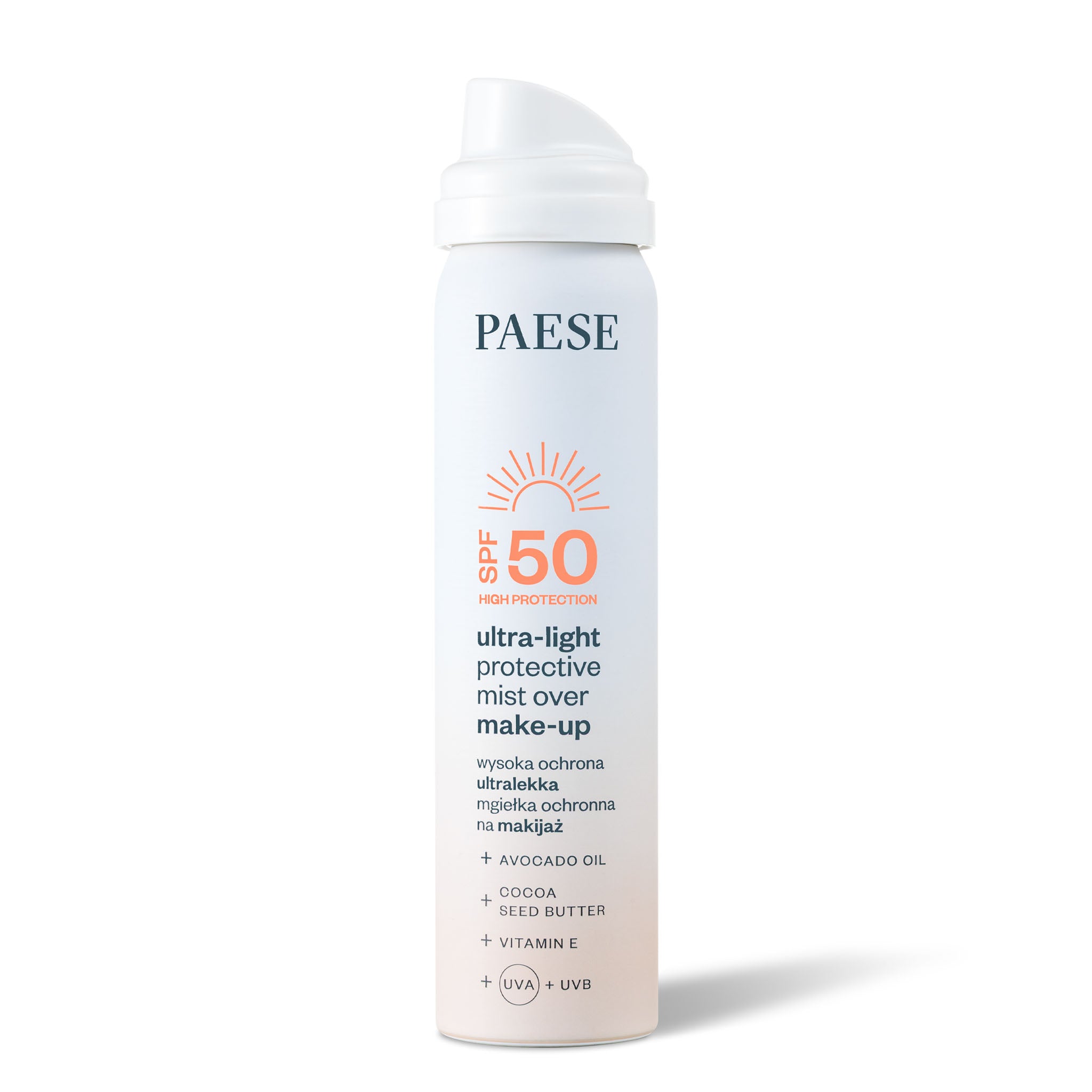 PAESE ULTRA-LIGHT Brume de maquillage protectrice ultra-légère SPF50 75 ml