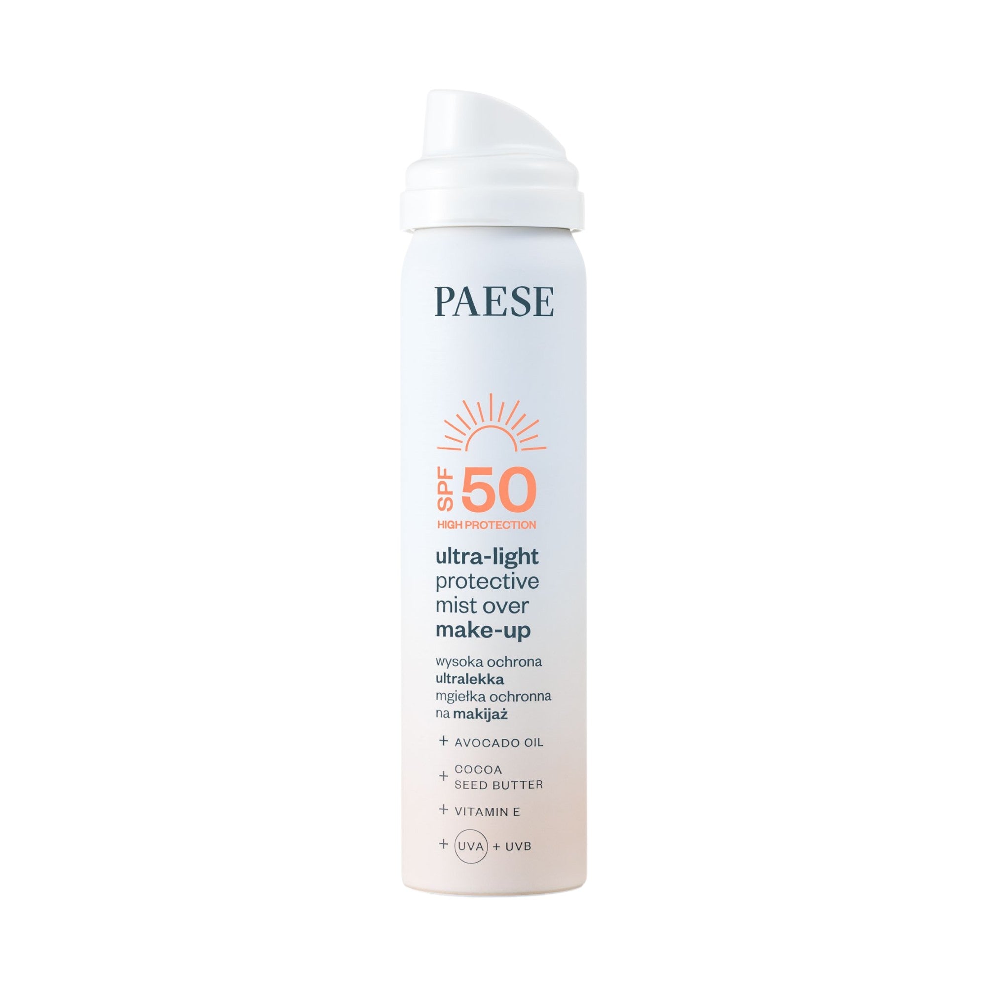 PAESE ULTRA-LIGHT Ultralehká ochranná make-upová mlha SPF50 75 ml