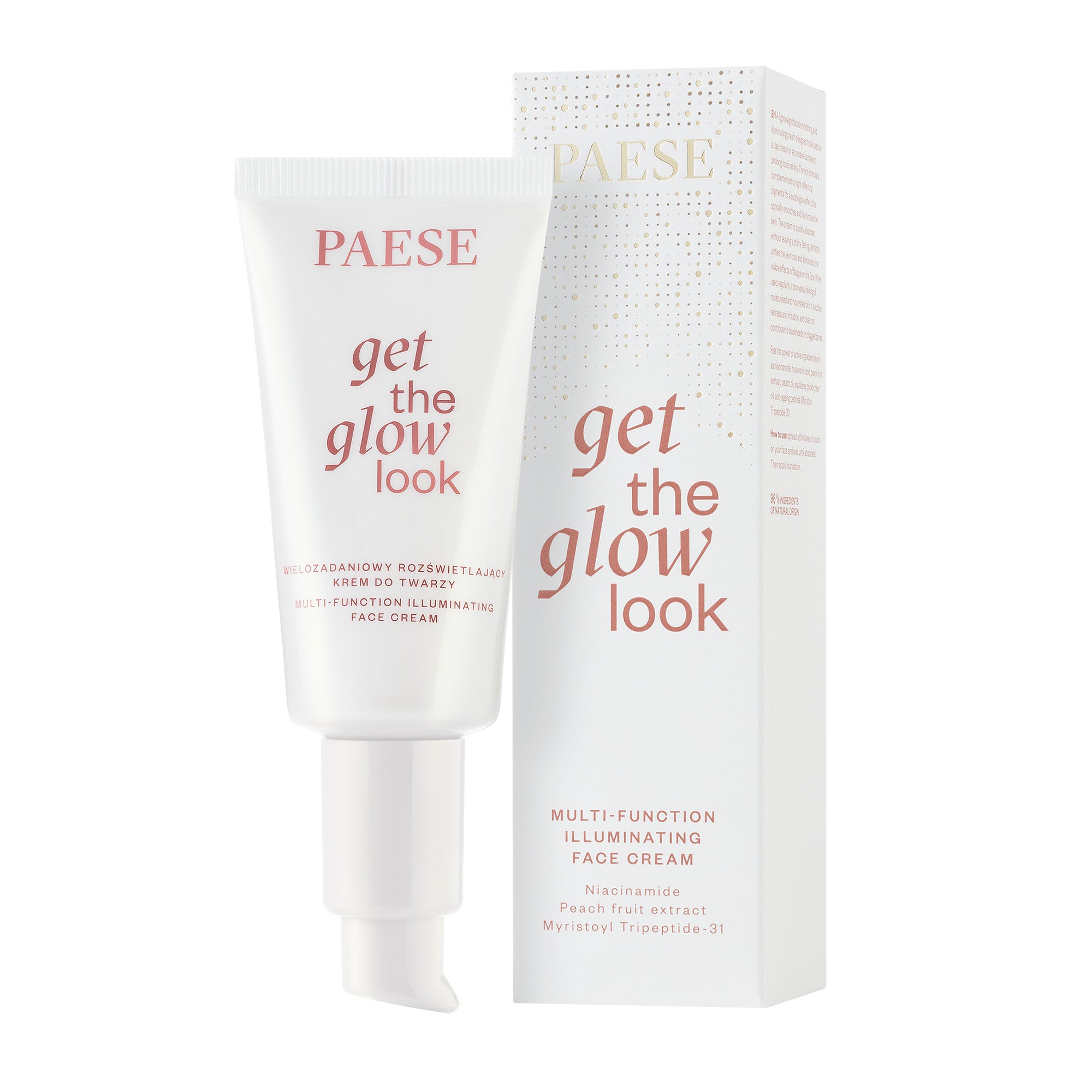 PAESE GET THE GLOW LOOK Crème visage illuminatrice multi-tâches 30 ml