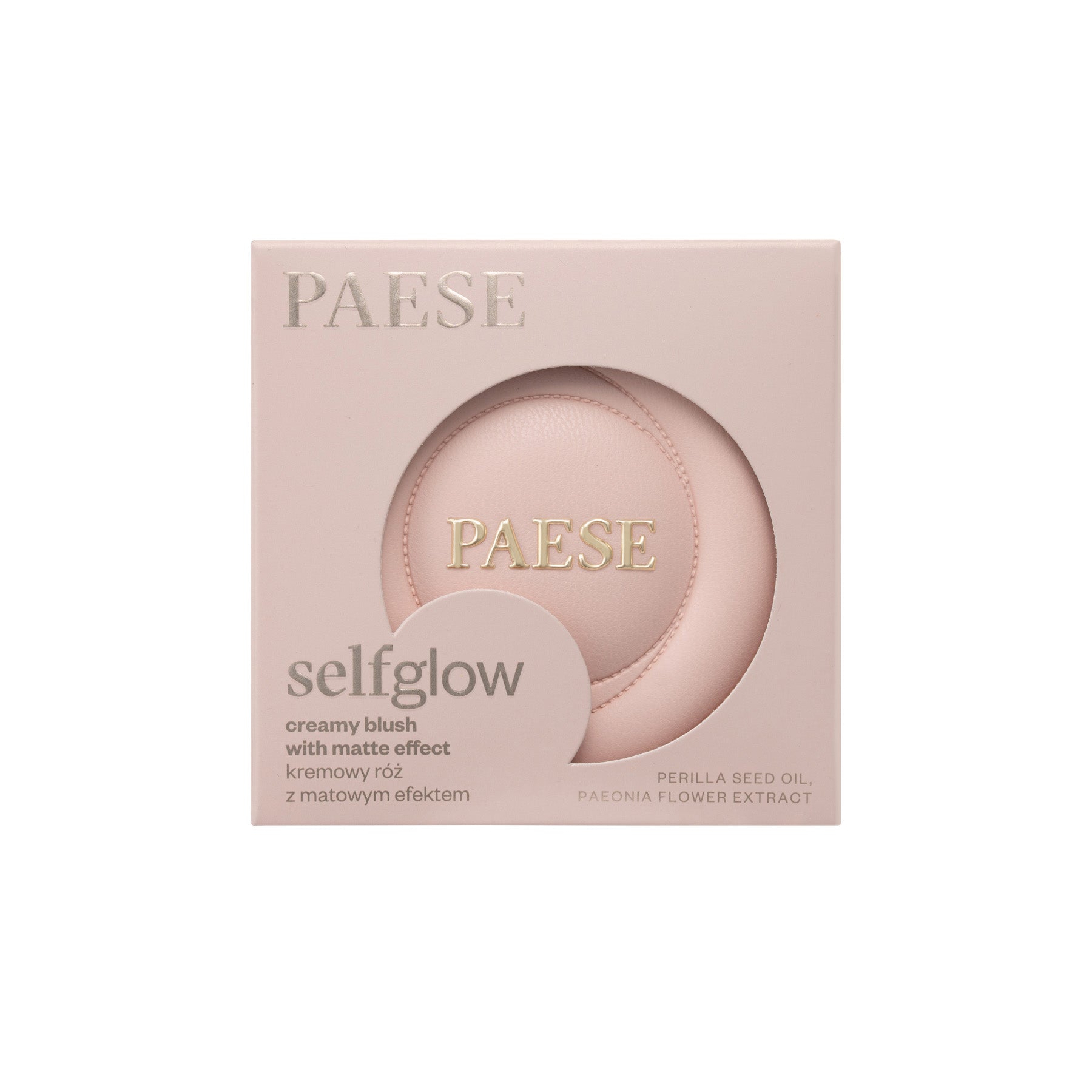 PAESE SELFGLOW Kremowy róż z matowym efektem, 01 Peony Kiss 8 g #5