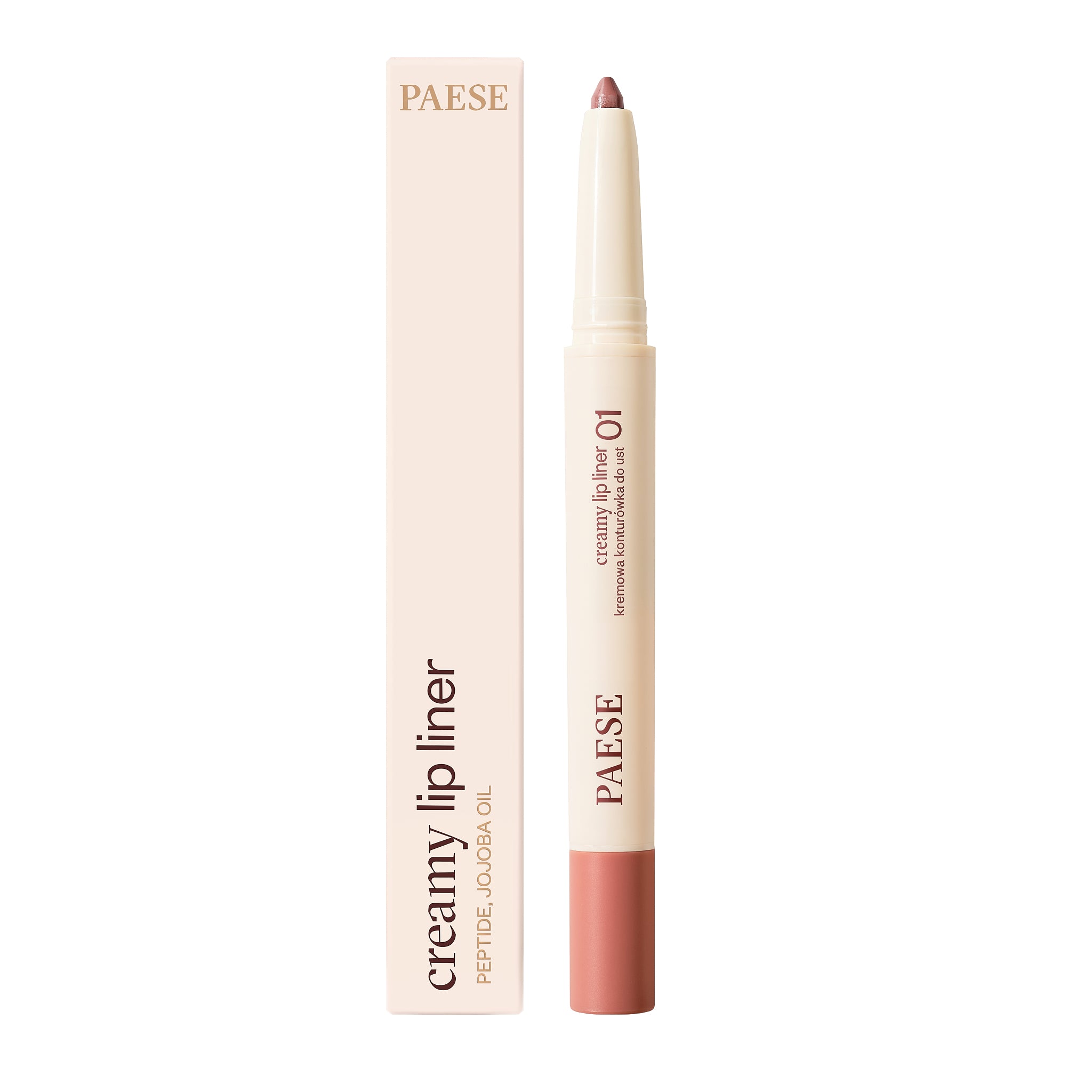 PAESE CREAMY LIP LINER Krémová tužka na rty s peptidy 0,6 g