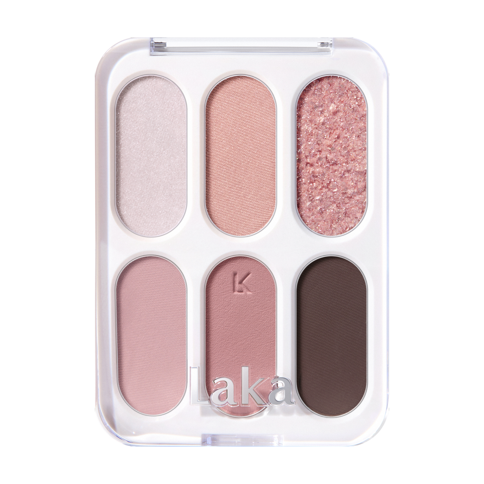 LAKA FOREVER6 EYE PALETTE Paleta cieni do powiek z matowym i połyskującym wykończeniem, 03 Prim Rose 7 g