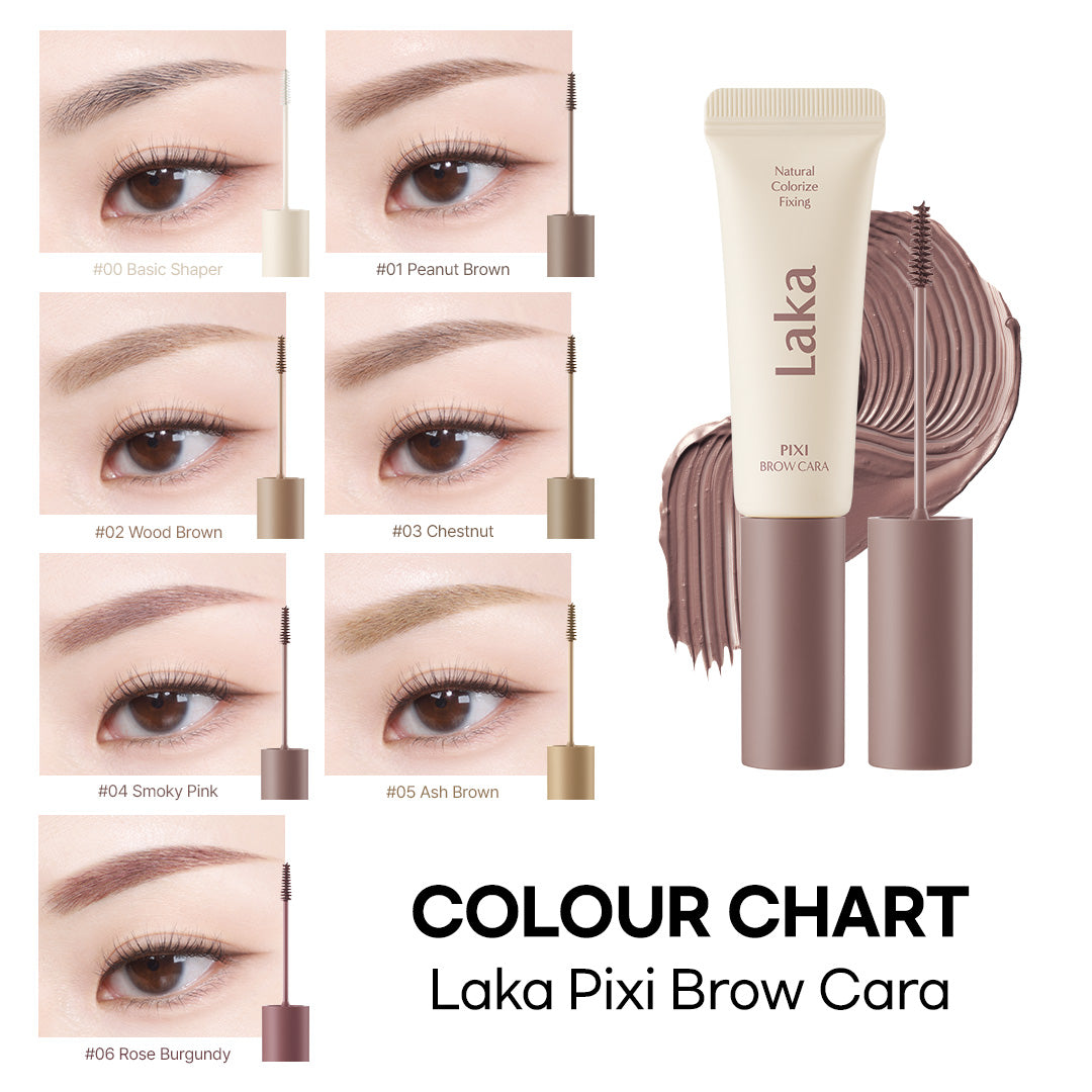 LAKA PIXI BROW CARA Tusz do stylizacji brwi, utrwalający i koloryzujący 8 g #2