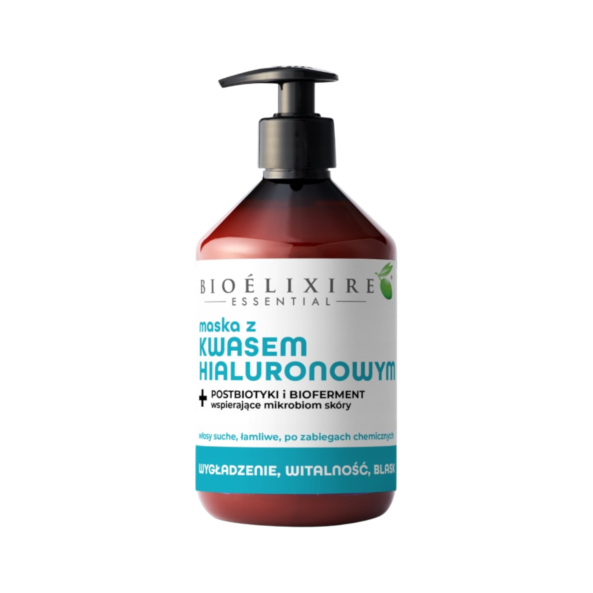 BIOELIXIRE ESSENTIAL Emolientowa maska do włosów z kwasem hialuronowym 500 ml