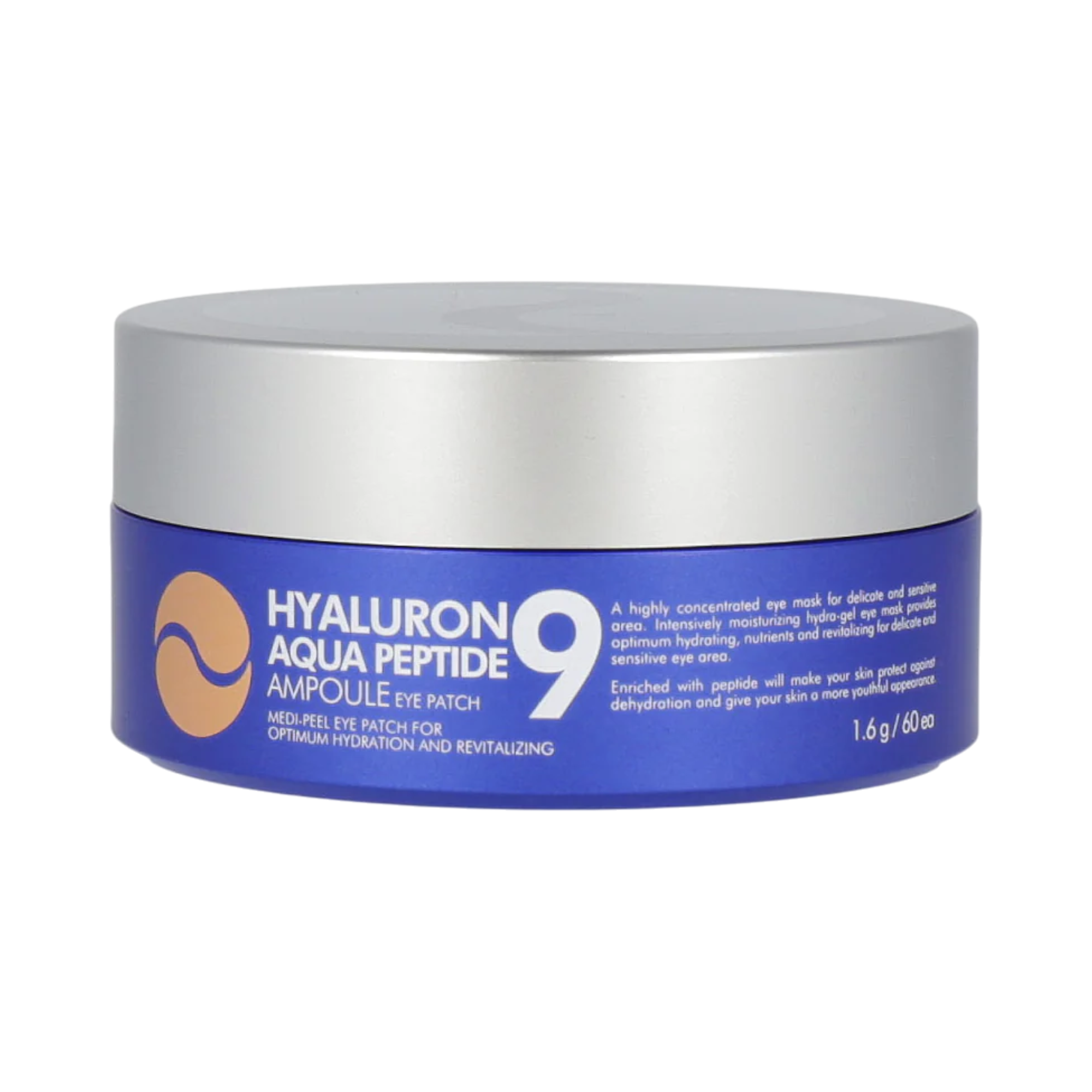 MEDI-PEEL HYALURON AQUA PEPTIDE Hydrożelowe płatki pod oczy o działaniu nawilżającym 60 szt.