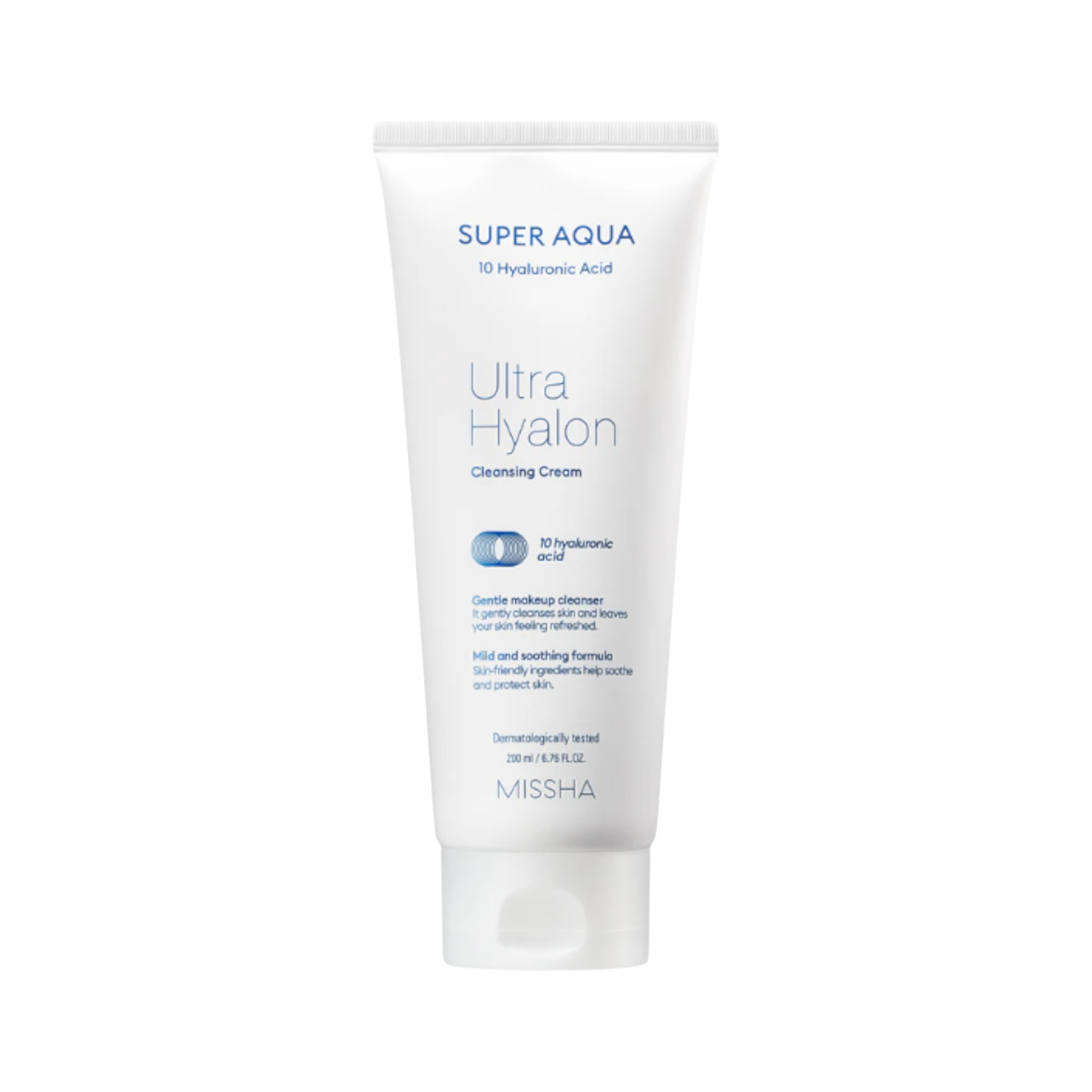 MISSHA SUPER AQUA ULTRA HYALRON Oczyszczający krem do twarzy z kwasem hialuronowym 200 ml