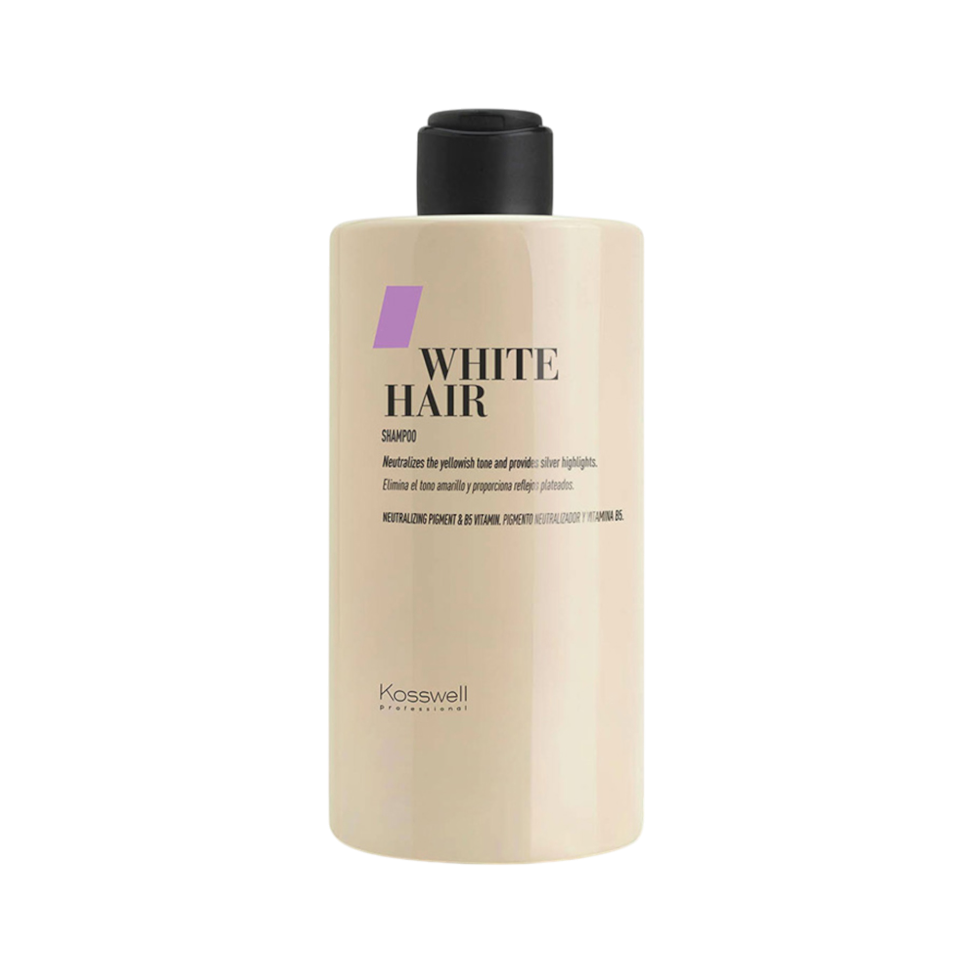 KOSSWELL WHITE HAIR Szampon do włosów siwych i blond 500 ml