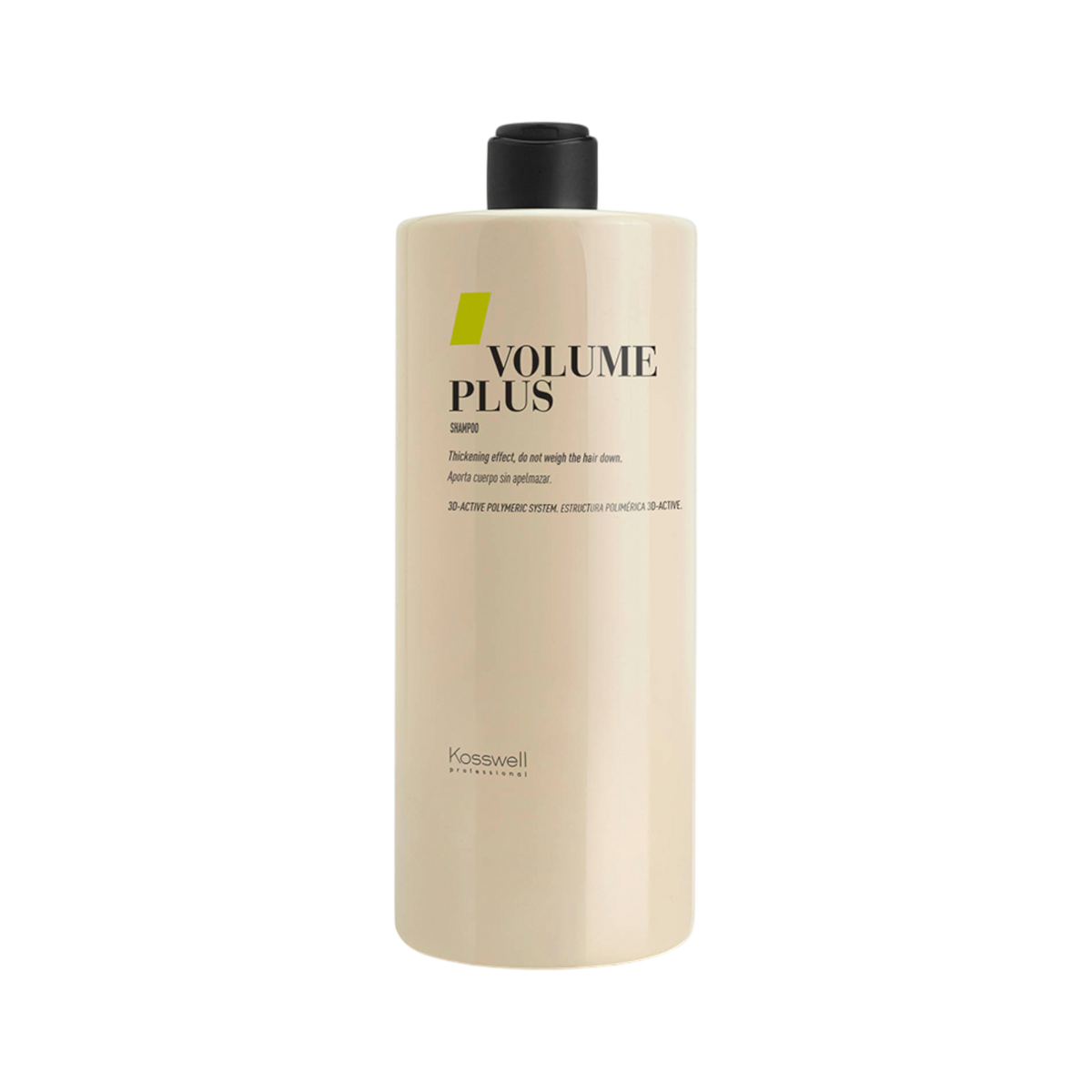 Kosswell Professional KOSSWELL VOLUME PLUS Szampon do włosów cienkich zwiększający objętość włosów 1000 ml