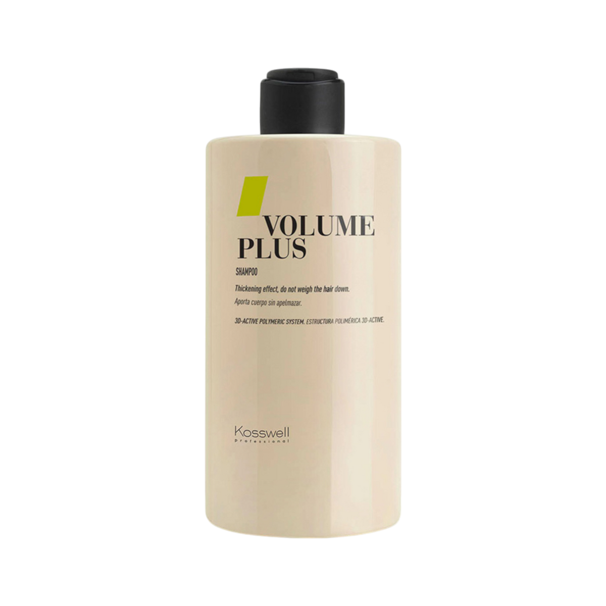 Kosswell Professional KOSSWELL VOLUME PLUS Szampon do włosów cienkich zwiększający objętość włosów 500 ml