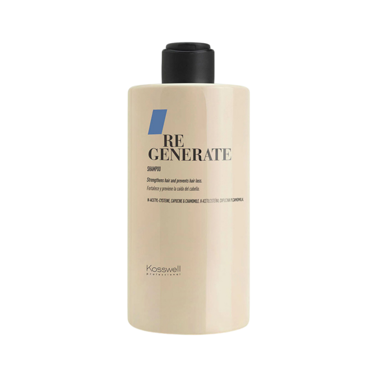 Kosswell Professional KOSSWELL REGENERATE ANTIHAIR LOSS Wzmacniający szampon do włosów osłabionych i wypadających 500 ml — Inhaltsstoffe i ocena