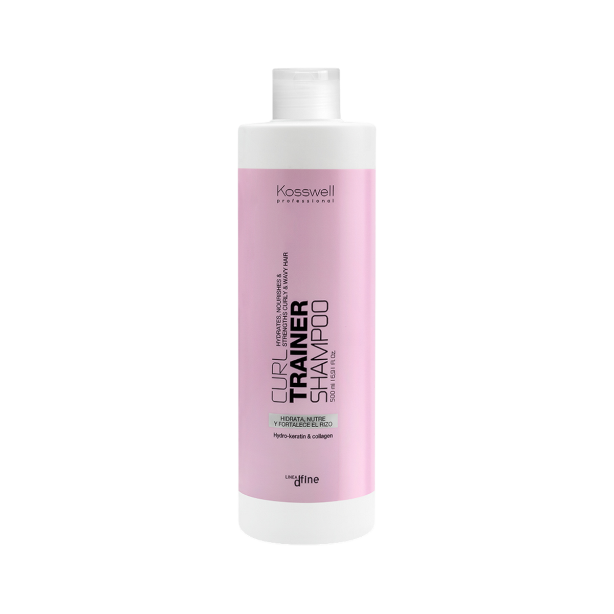 Kosswell Professional KOSSWELL CURL TRAINER Nawilżający szampon do włosów kręconych 500 ml — Inhaltsstoffe i ocena