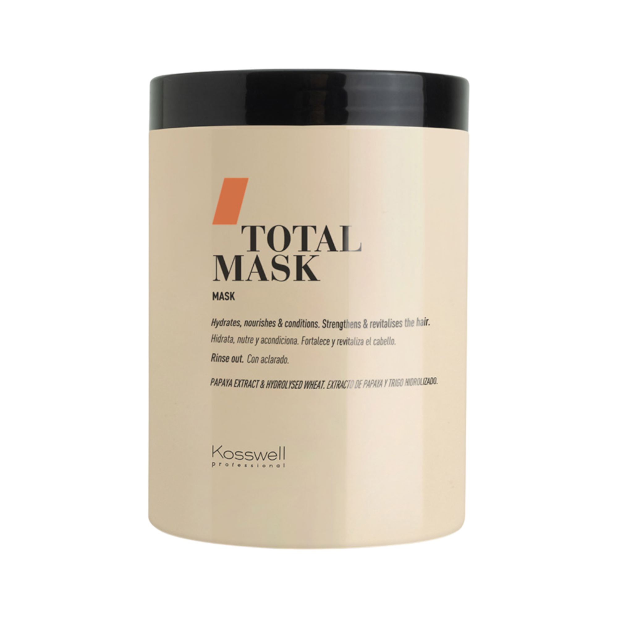 KOSSWELL TOTAL HYDRATING Intensywnie odżywiająca maska do każdego rodzaju włosów 1000 g