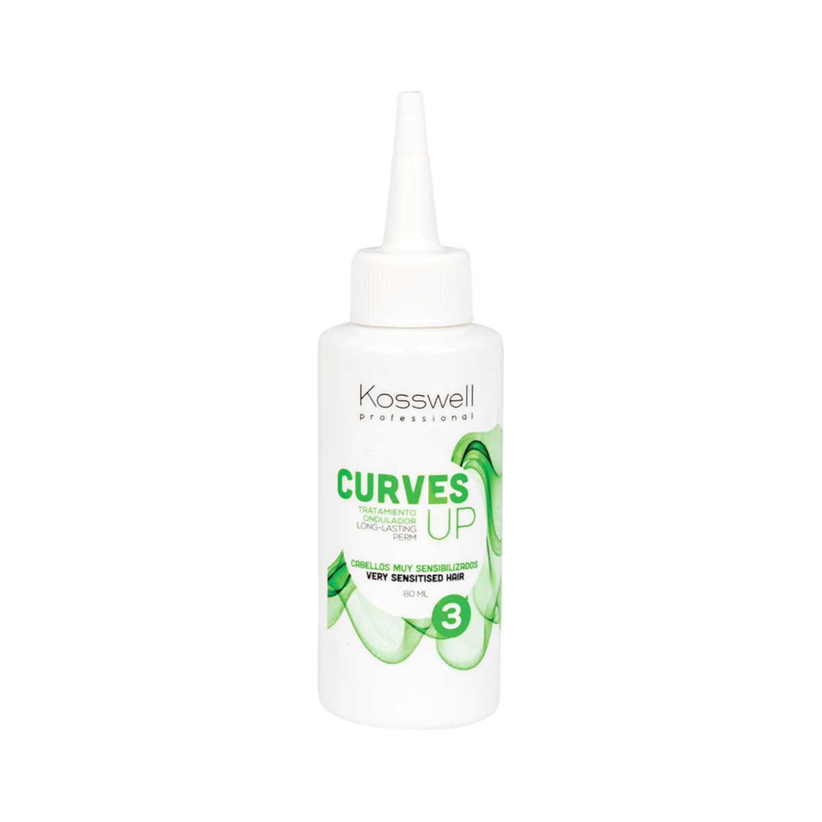 Kosswell Professional KOSSWELL CURVES UP 3 Płyn do trwalej ondulacji do włosów delikatnych i wrażliwych 80 ml — Inhaltsstoffe i ocena