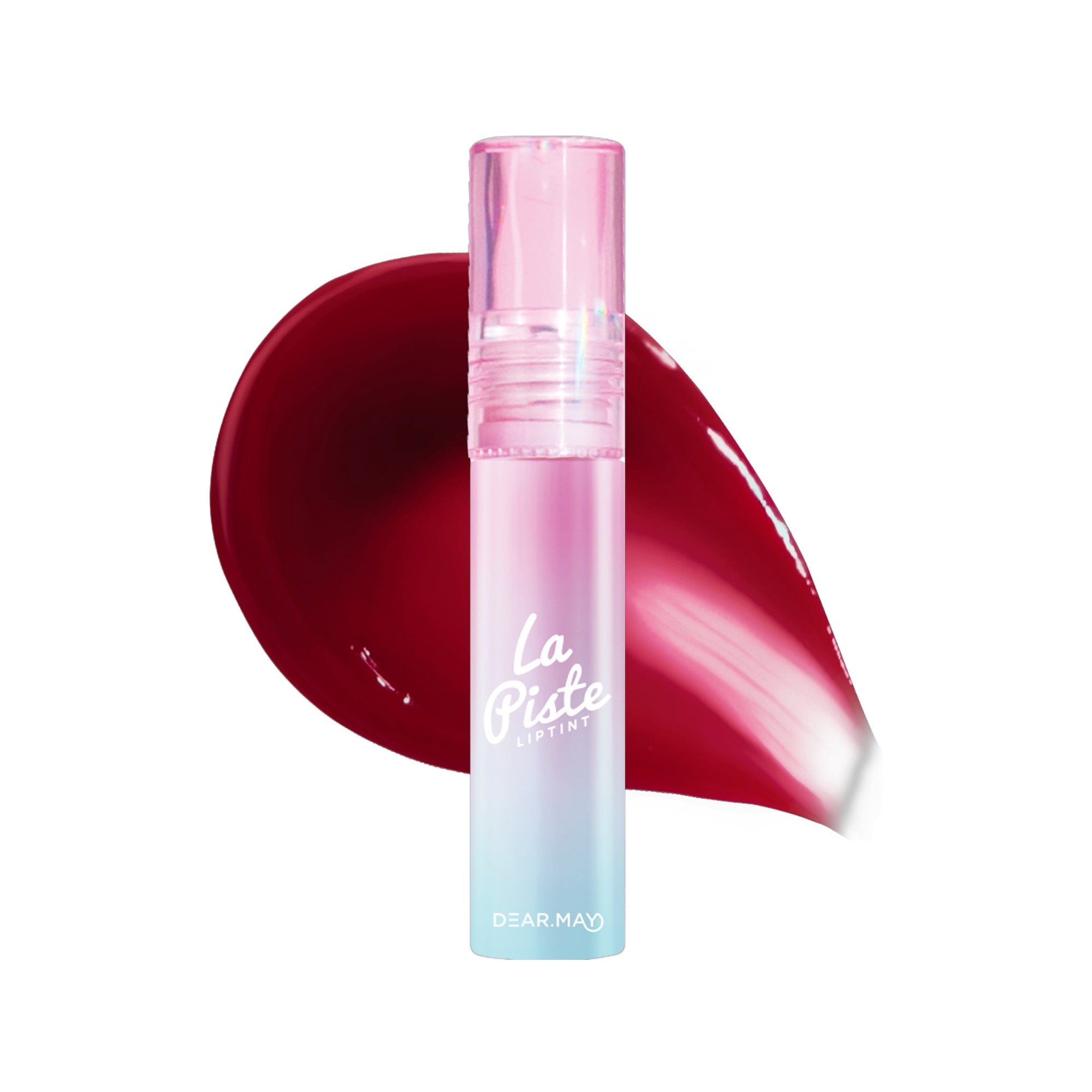 DEARMAY LA PISTE LIP TINT Błyszczący tint do ust z efektem glass shine, 4,1 g