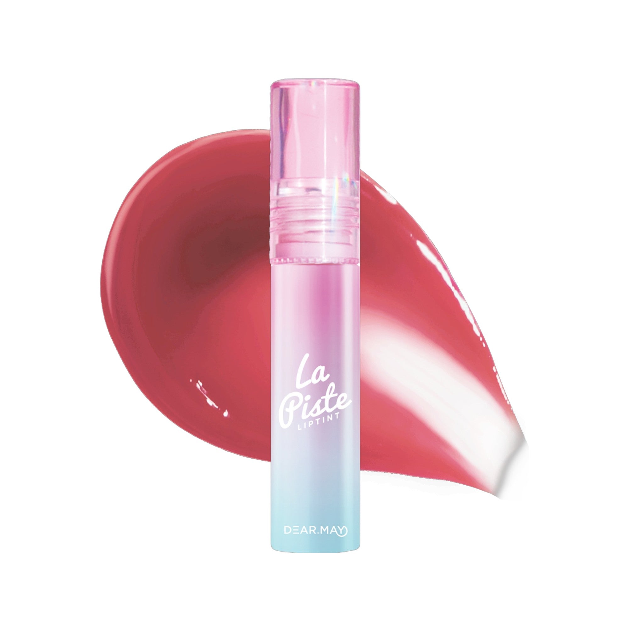 DEARMAY LA PISTE LIP TINT Błyszczący tint do ust z efektem glass shine, 4,1 g #4