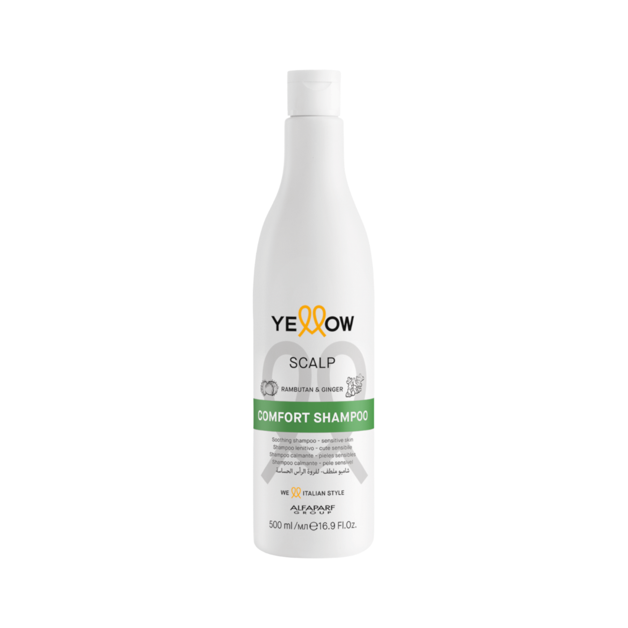 YELLOW PROFESSIONAL WELLNESS SCALP COMFORT SHAMPOO Kojący szampon do wrażliwej skóry głowy 500 ml