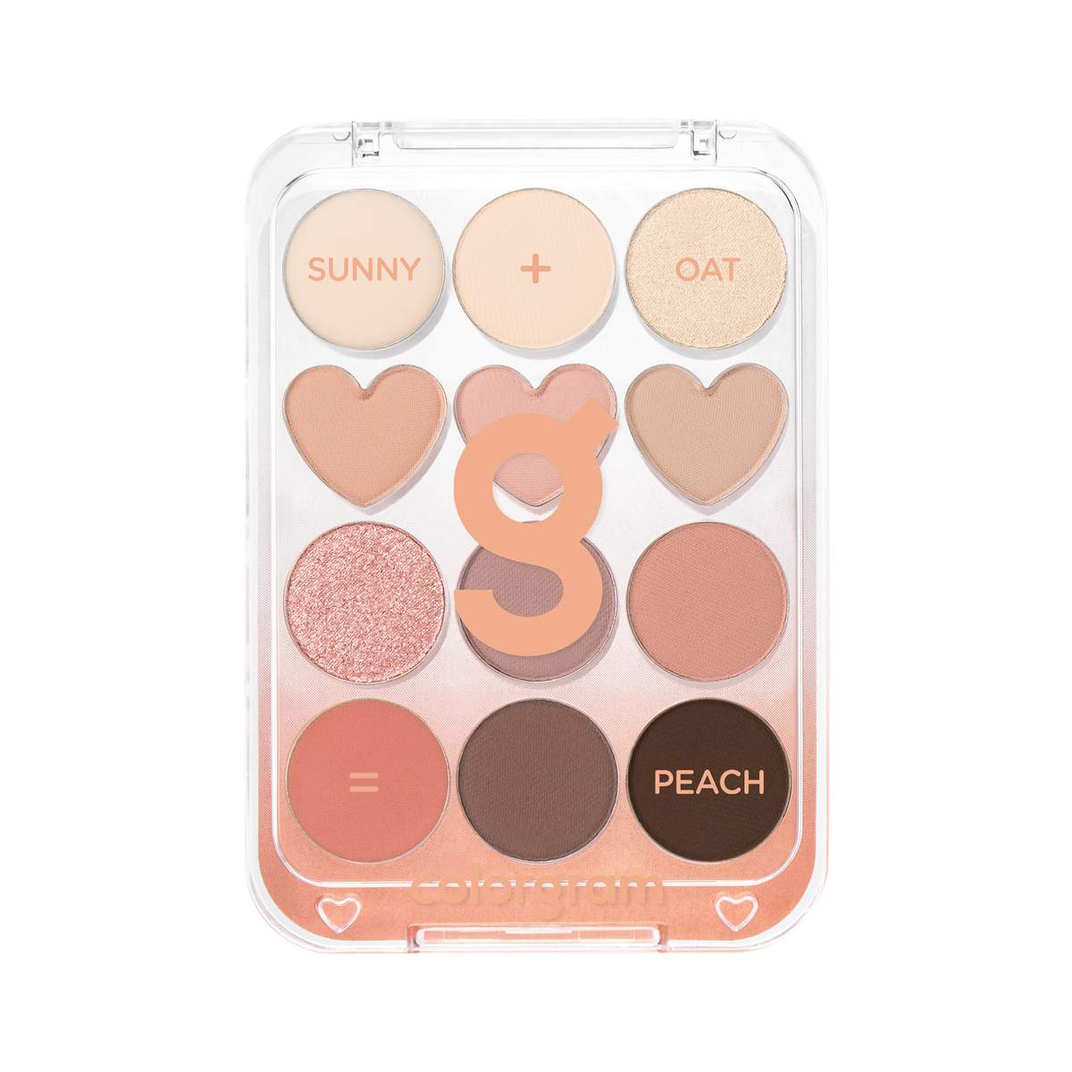 Colorgram COLORGRAM PIN POINT EYESHADOW PALETTE Paletka cieni do powiek, 01 Peach + Coral 9,9 g — Składniki i ocena