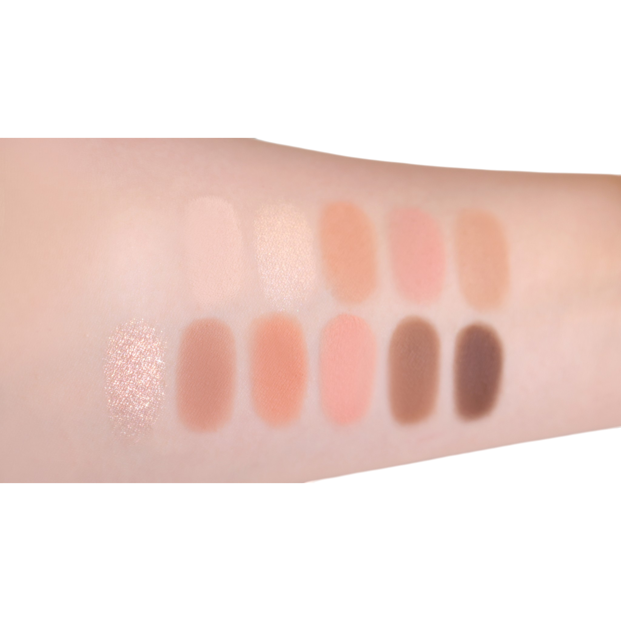 COLORGRAM PIN POINT EYESHADOW PALETTE Paletka cieni do powiek, 01 Peach + Coral 9,9 g #2