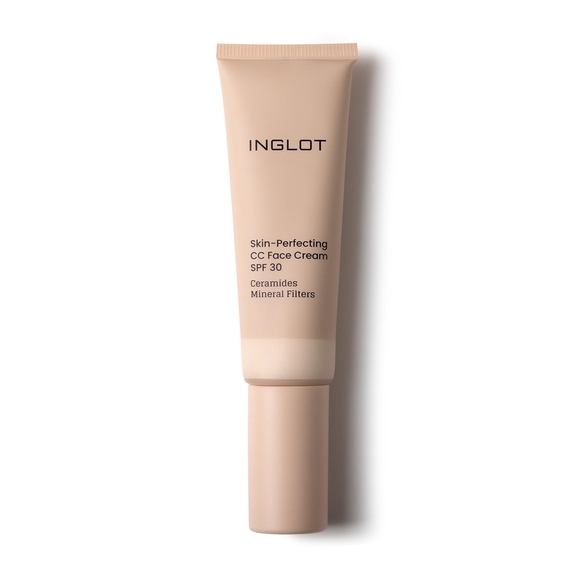CC-крем Inglot Skin-Perfecting лёгкий, с минеральным фильтром SPF 30, оттенок 506 Medium Warm, 30 мл