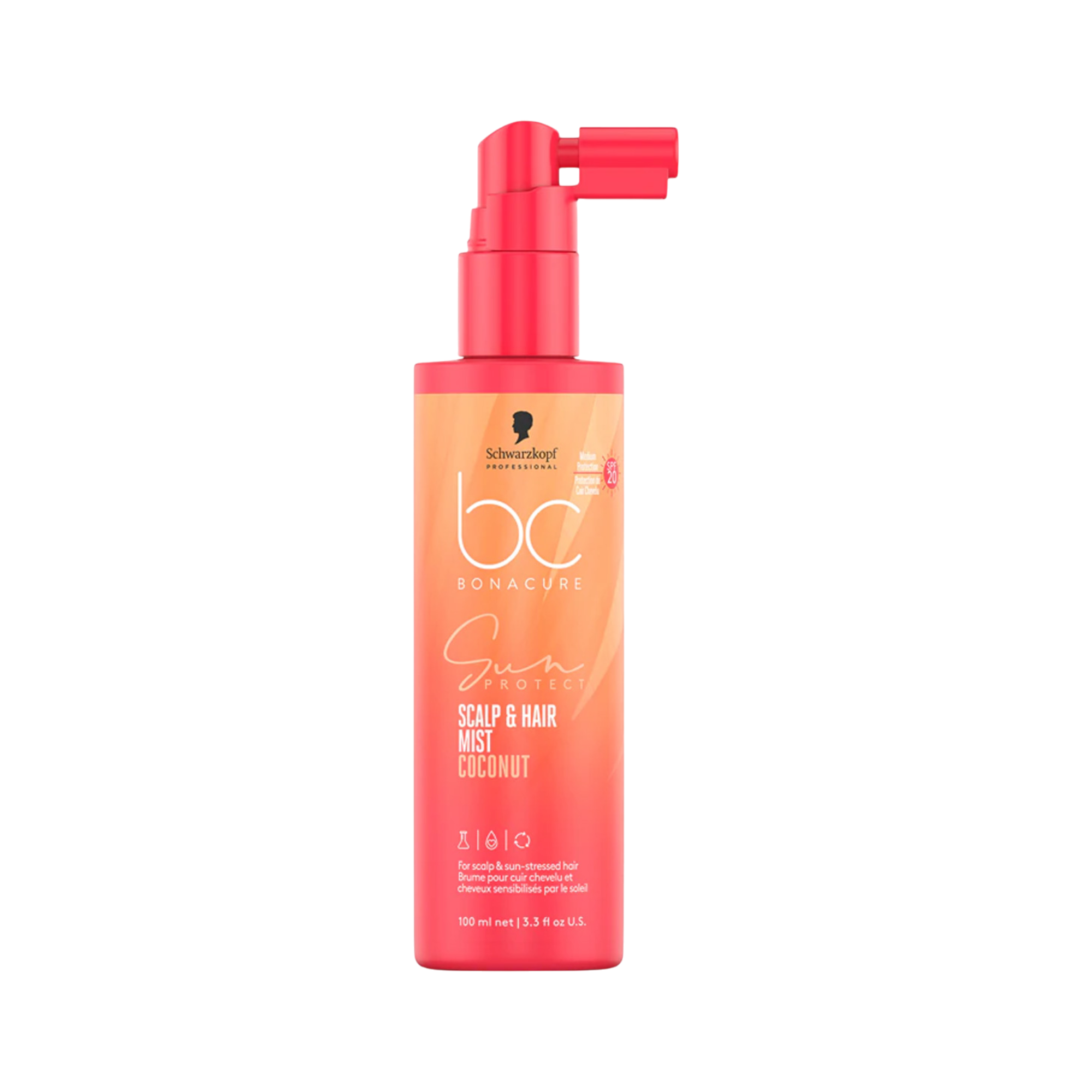 SCHWARZKOPF PROFESSIONAL SUN PROTECT SCALP&HAIR Ochronna mgiełka do włosów i skóry głowy z filtrem UV SPF20 100 ml