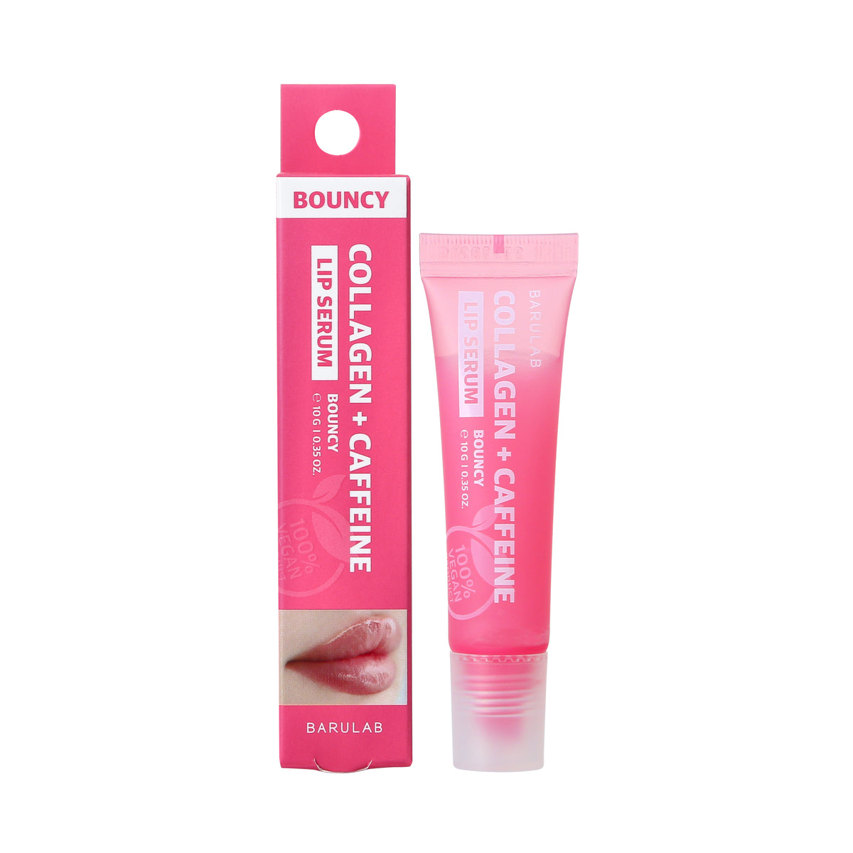 Barulab BARULAB COLLAGEN + CAFFEINE BOUNCY LIP SERUM Ujędrniające serum do ust z kolagenem i kofeiną 10 g — Składniki i ocena