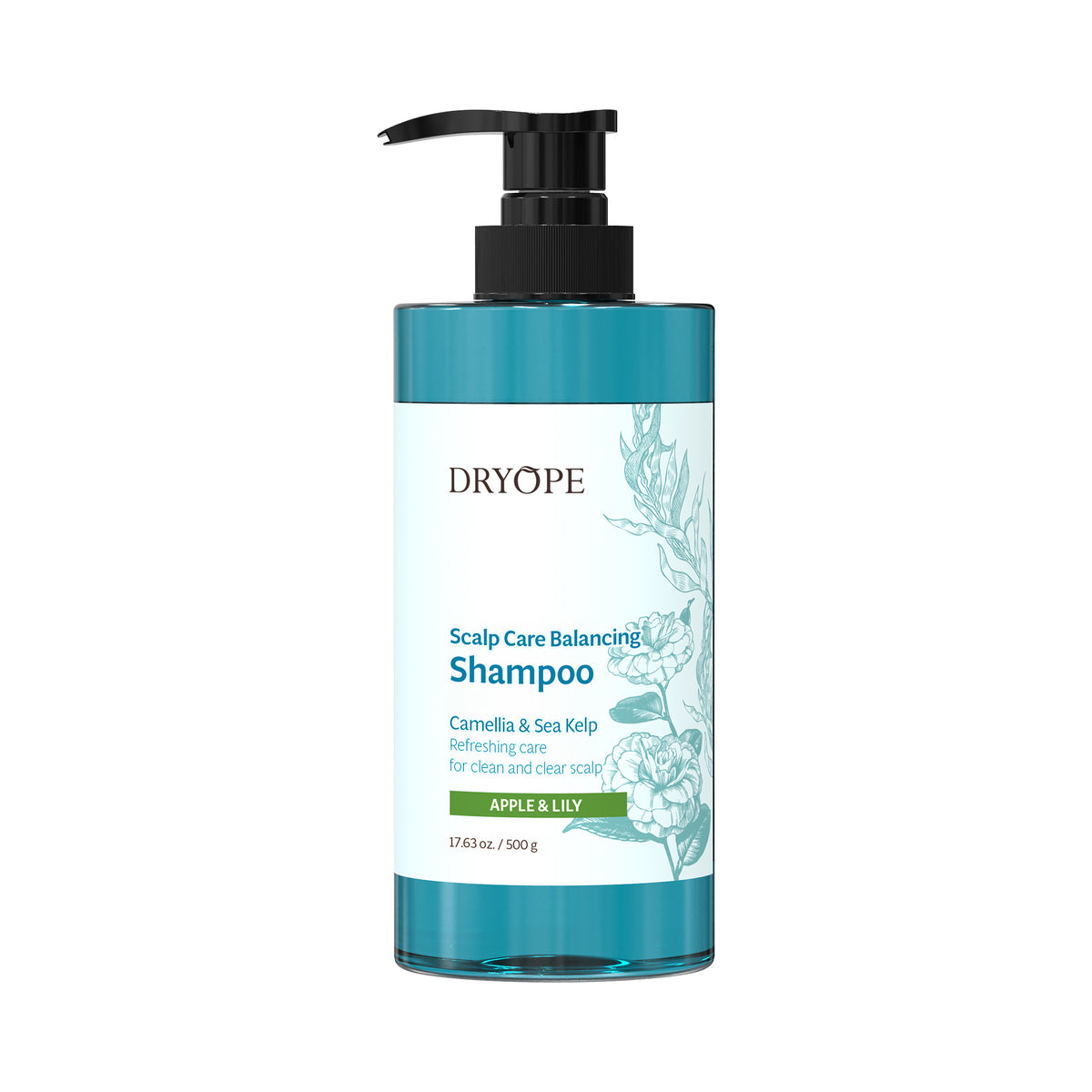 Dryope DRYOPE SCALP CARE BALANCING Wegański szampon oczyszczająco–kojący do pielęgnacji skóry głowy Apple & Lily 500 ml — Składniki i ocena