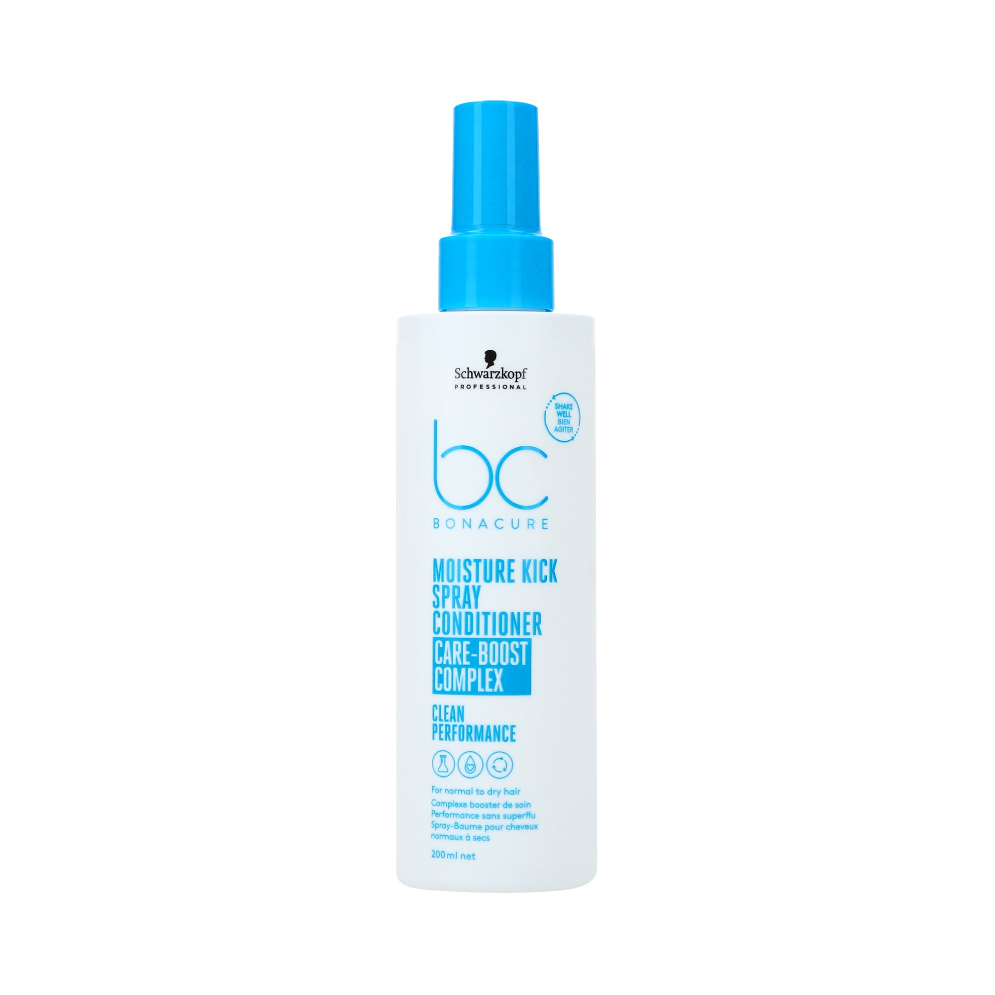 SCHWARZKOPF BONACURE MOISTURE KICK Dwufazowa odżywka w sprayu 200ml