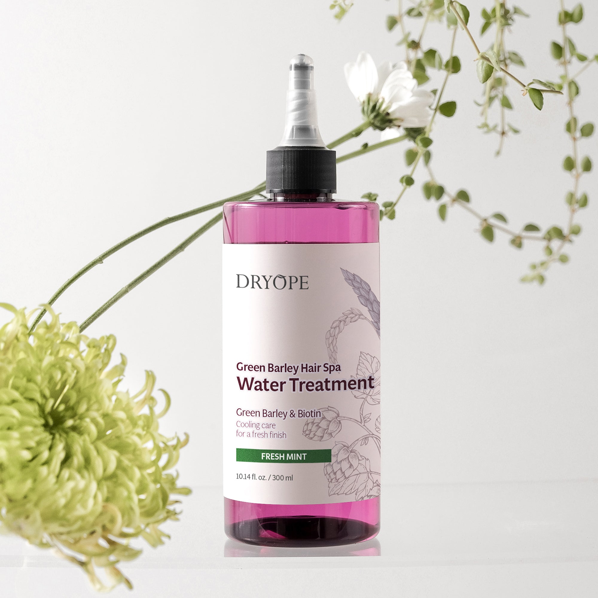 DRYOPE GREEN BARLEY TREATMENT FRESH MINT 300ML