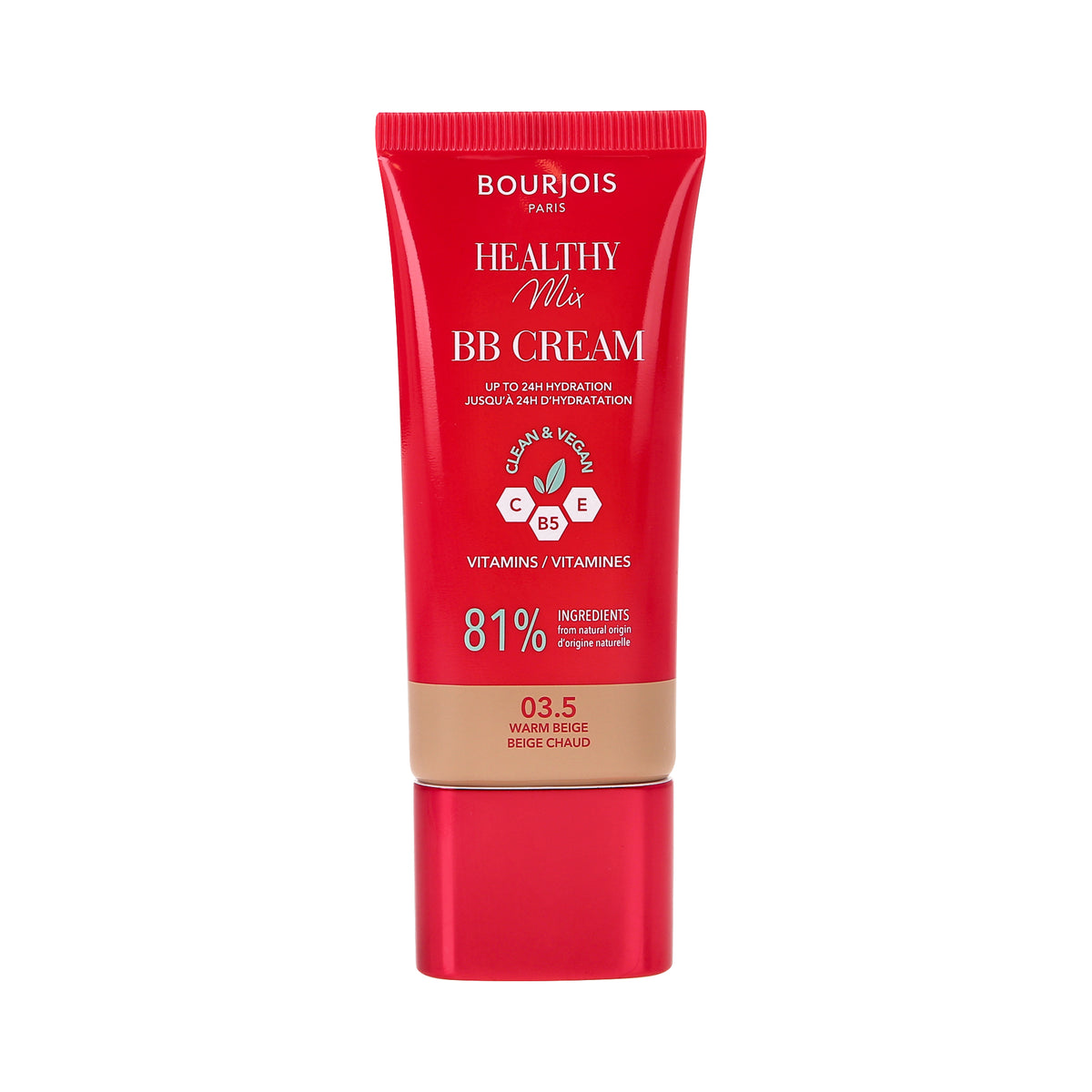 Bourjois BOURJOIS HEALTHY MIX Intensywnie nawilżający krem BB do twarzy 03,5 Warm Beige 30 ml