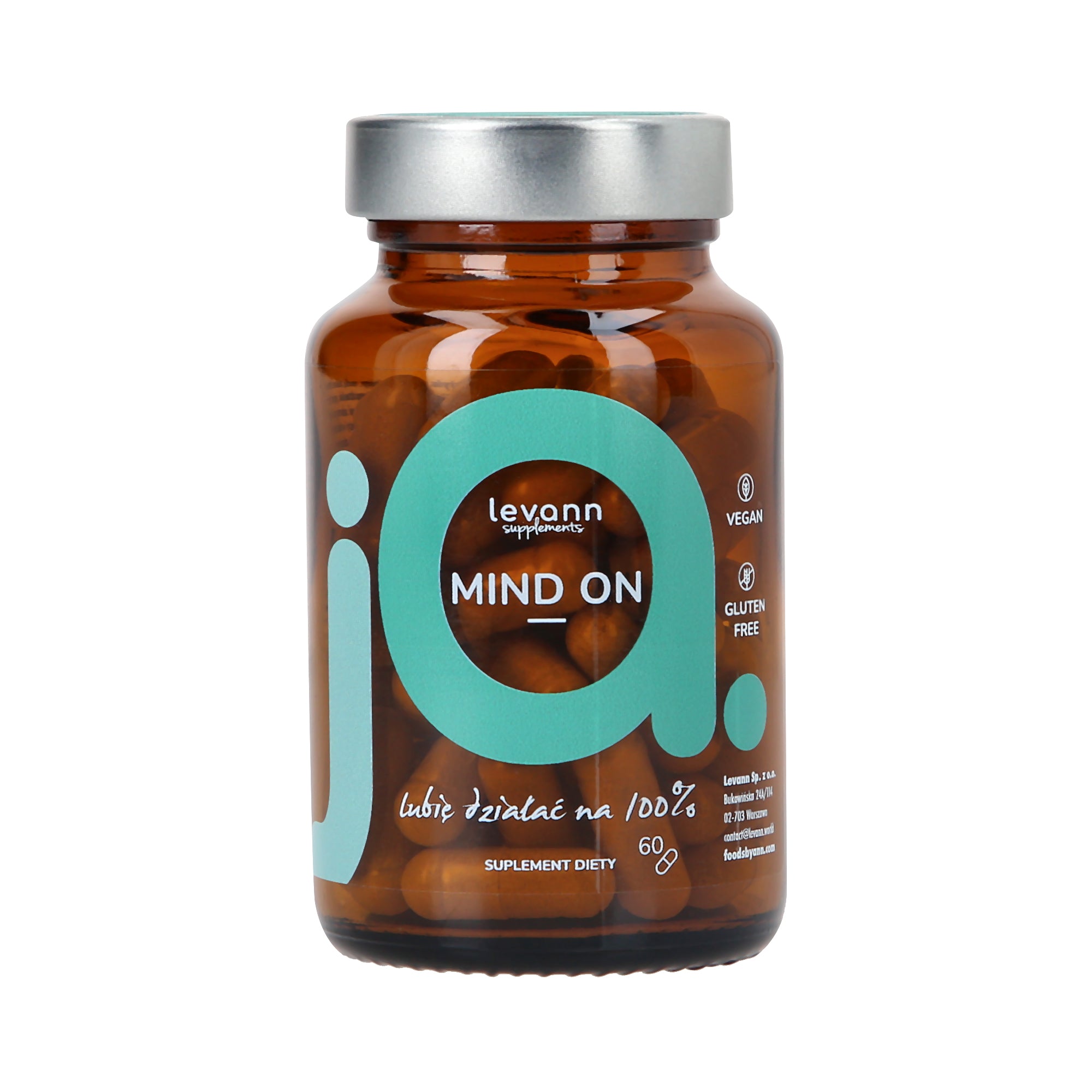 LEVANN “jA” Suplement diety Koncentracja, 60 kapsułek