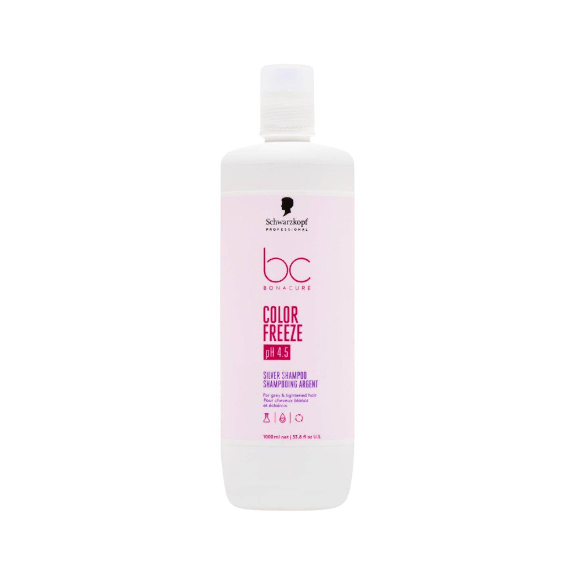 SCHWARZKOPF PROFESSIONAL BC COLOR FREEZE SILVER Šampon pro šedivé a blond vlasy 1000 ml
