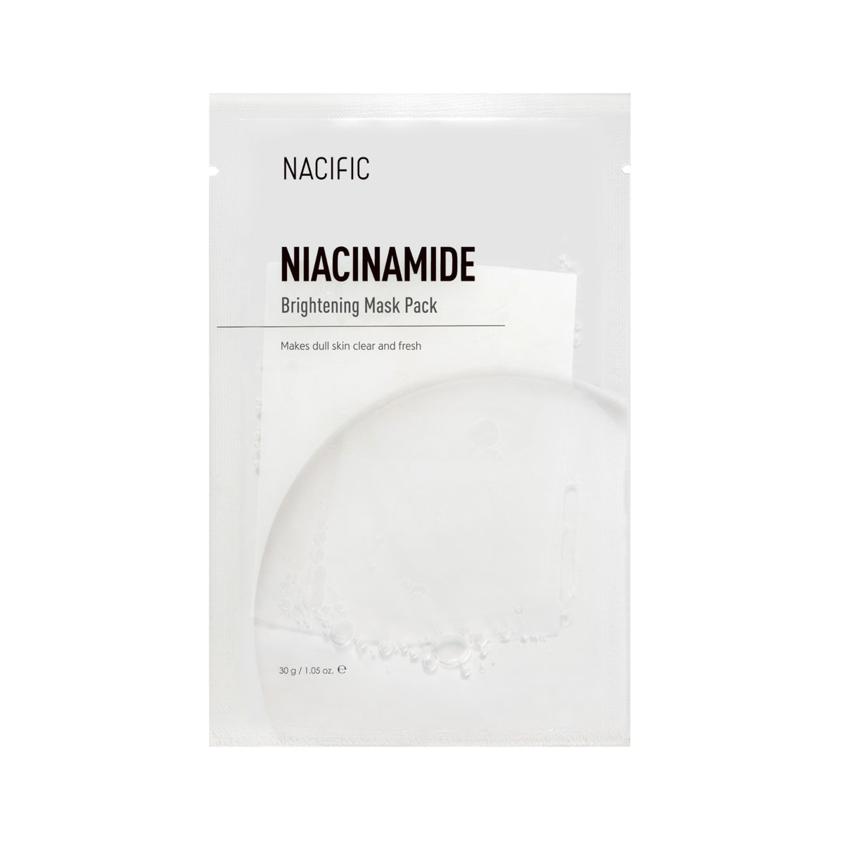 Nacific NACIFIC NIACINAMIDE BRIGHTENING MASK PACK Rozjaśniająca maska w płachcie 1×30 g — Składniki i ocena