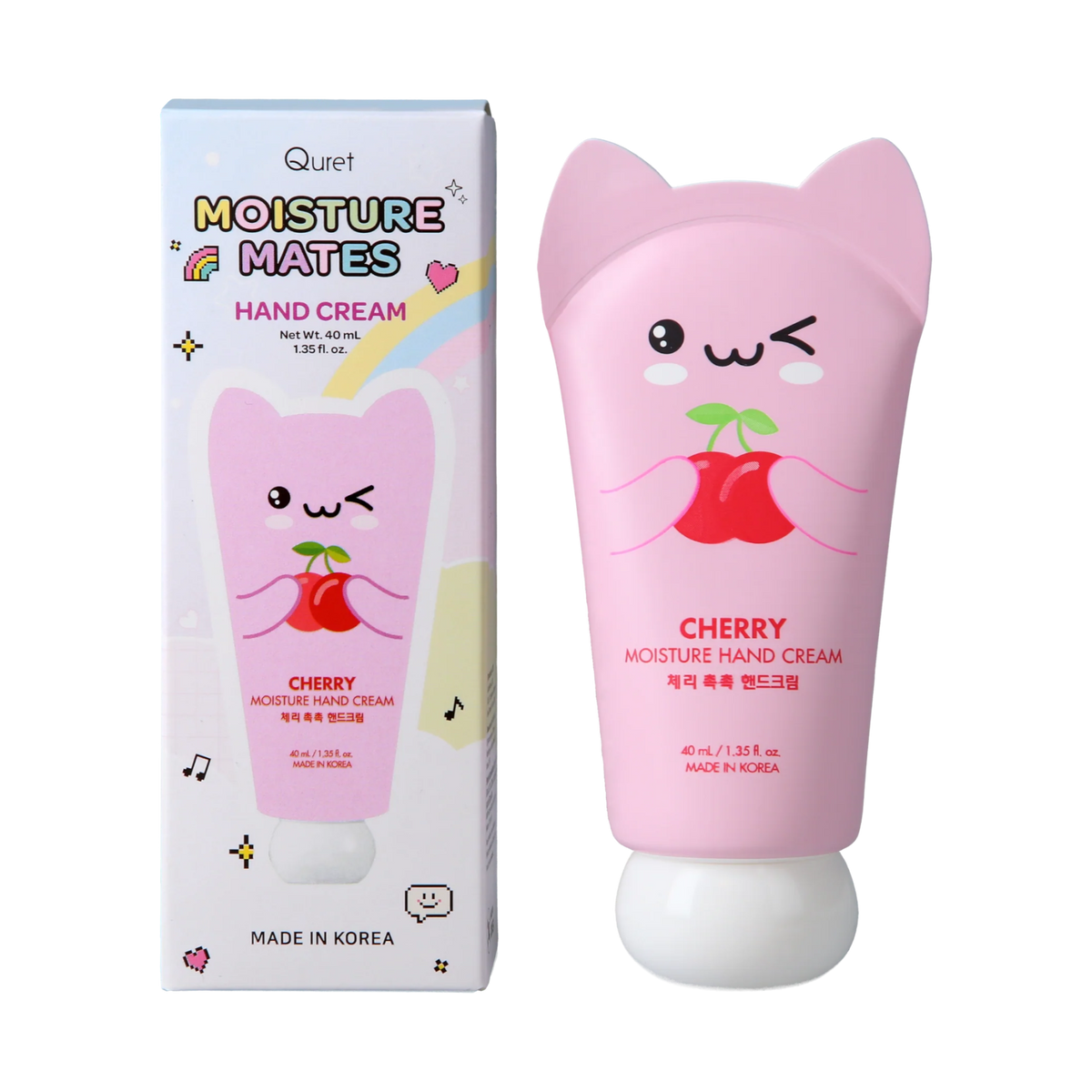 Quret QURET feuchtigkeitsspendend Handcreme mit Hyaluronsäure, Kirsche 40 ml — Inhaltsstoffe und Bewertung