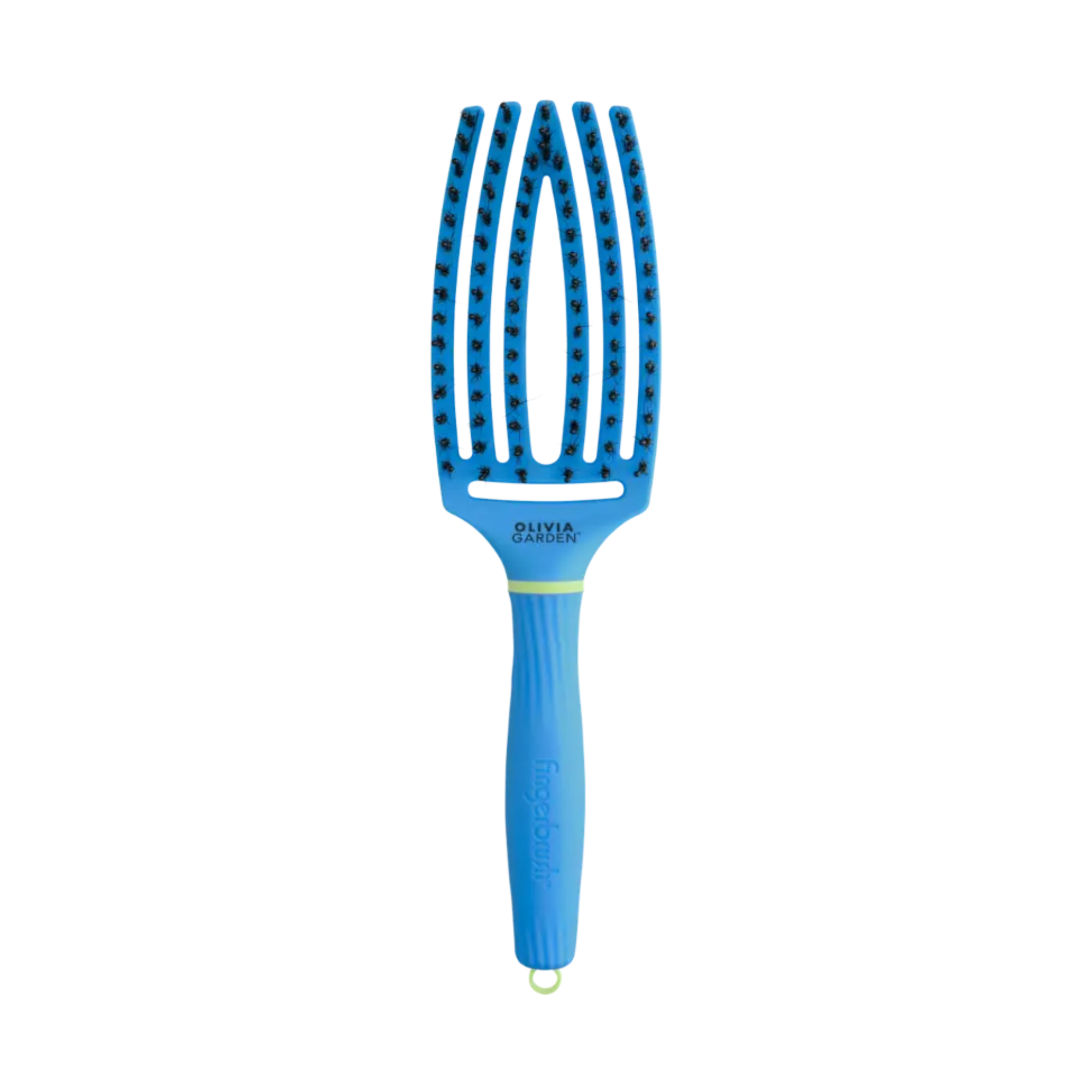 OLIVIA GARDEN FINGERBRUSH COMBO MEDIUM INNER CHILD Szczotka do rozczesywania włosów – Edycja limitowana Turbo Blue