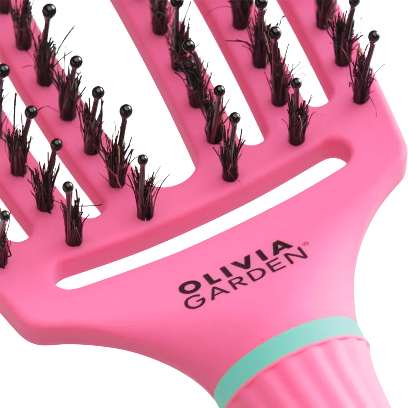 OLIVIA GARDEN FINGERBRUSH COMBO MEDIUM INNER CHILD Szczotka do rozczesywania włosów – Edycja limitowana Bubble Blue #2