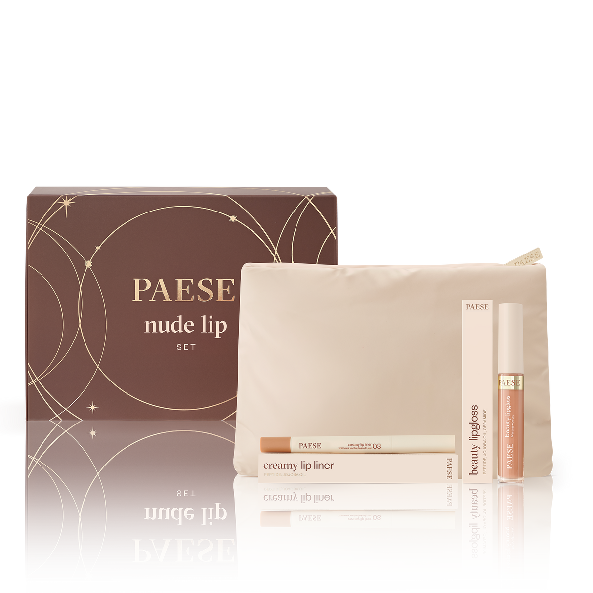 PAESE NUDE LIP Świąteczny zestaw