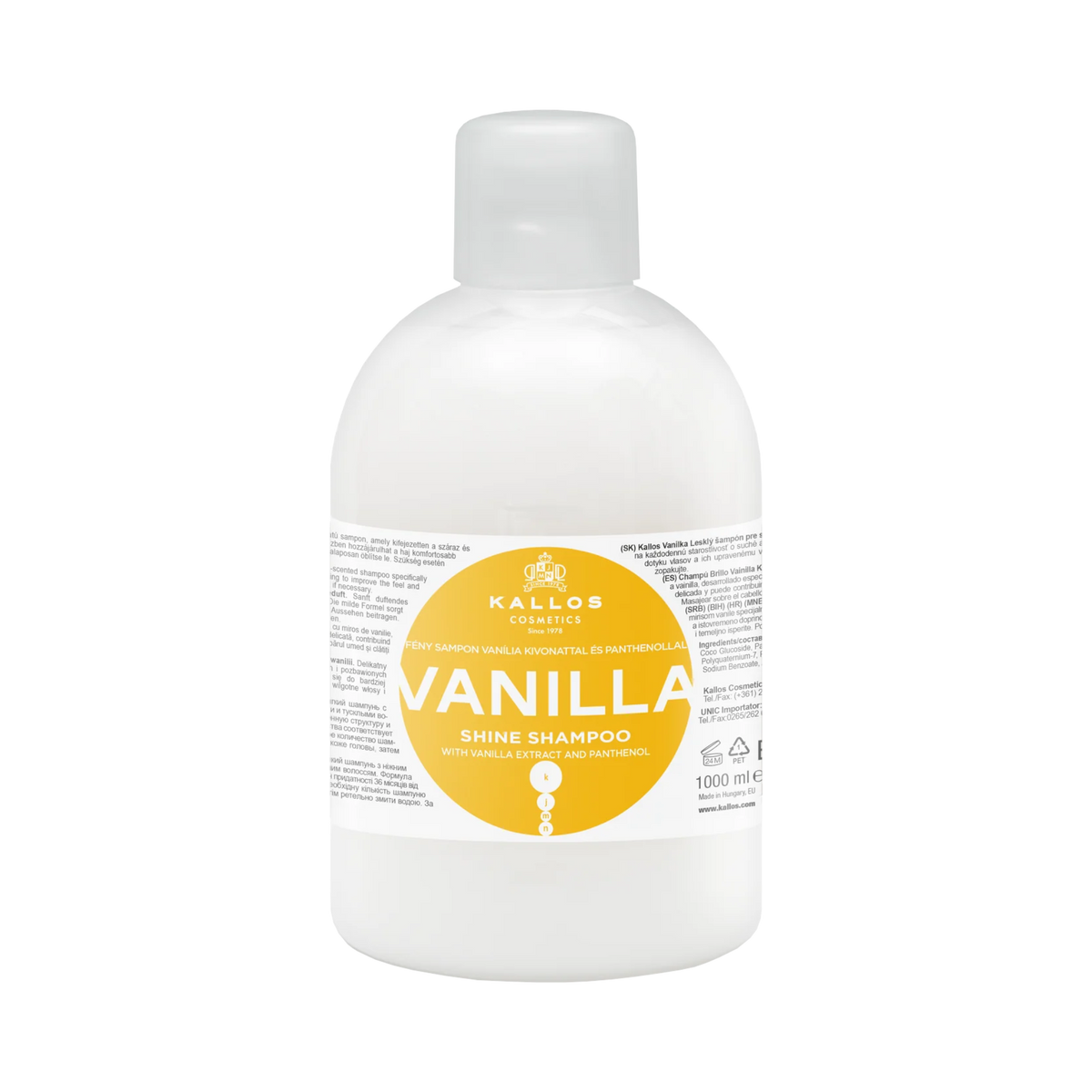 Kallos KALLOS KJMN VANILLA Szampon nabłyszczający 1000 ml