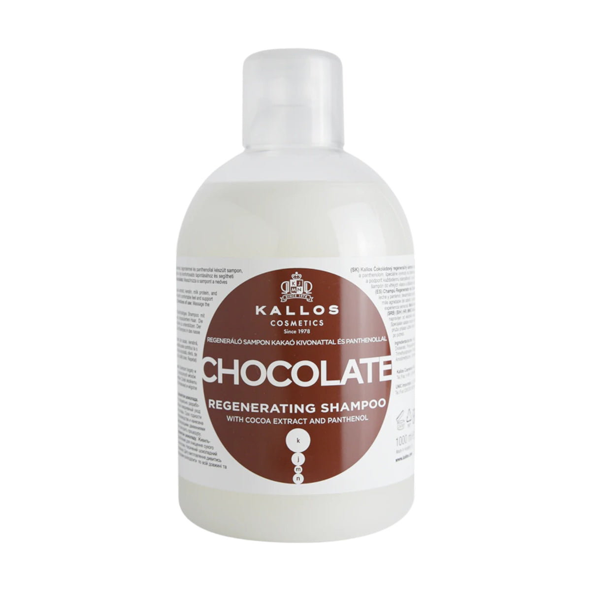Kallos KALLOS CHOCOLATE regenerierend Shampoo Schokolade 1000 ml — Inhaltsstoffe und Bewertung