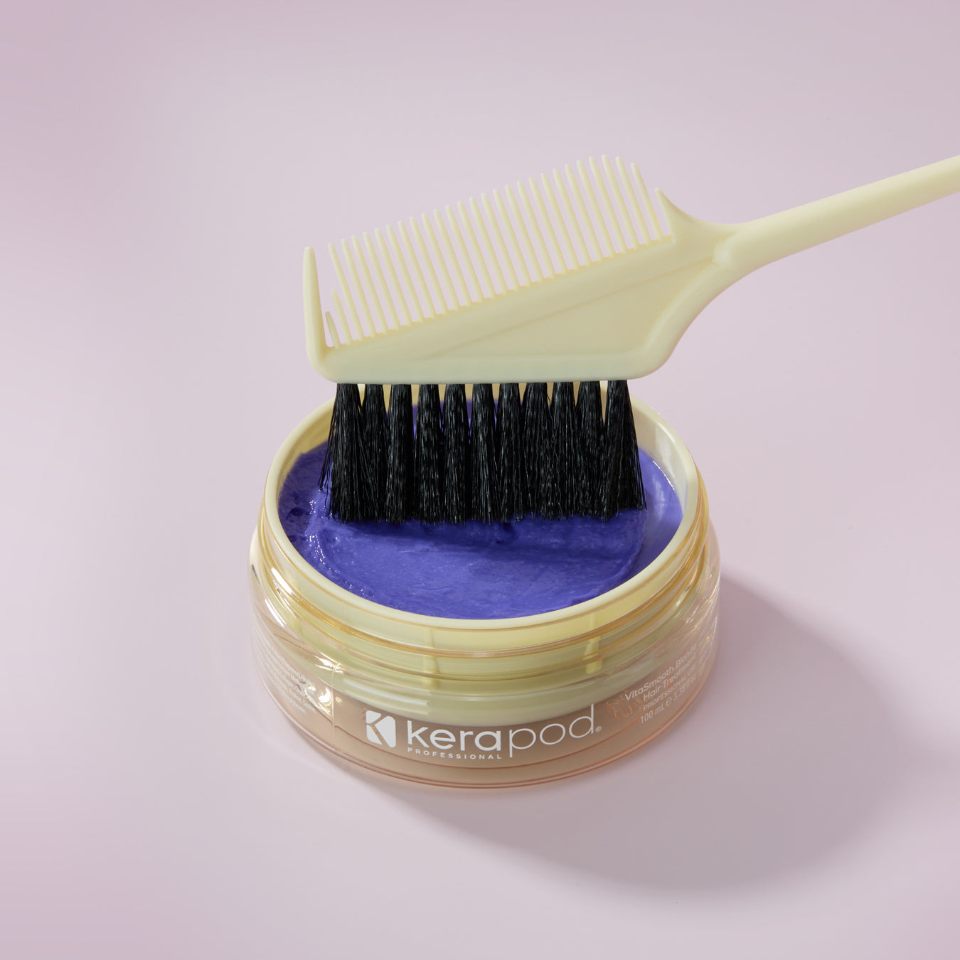 KERAPOD VITASMOOTH BLONDE STEP 2 Uhlazující kúra pro barvené blond a šedé vlasy 100 ml #3